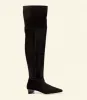CAMBRIA BOOT -- BLACK SUEDE sold by Doen