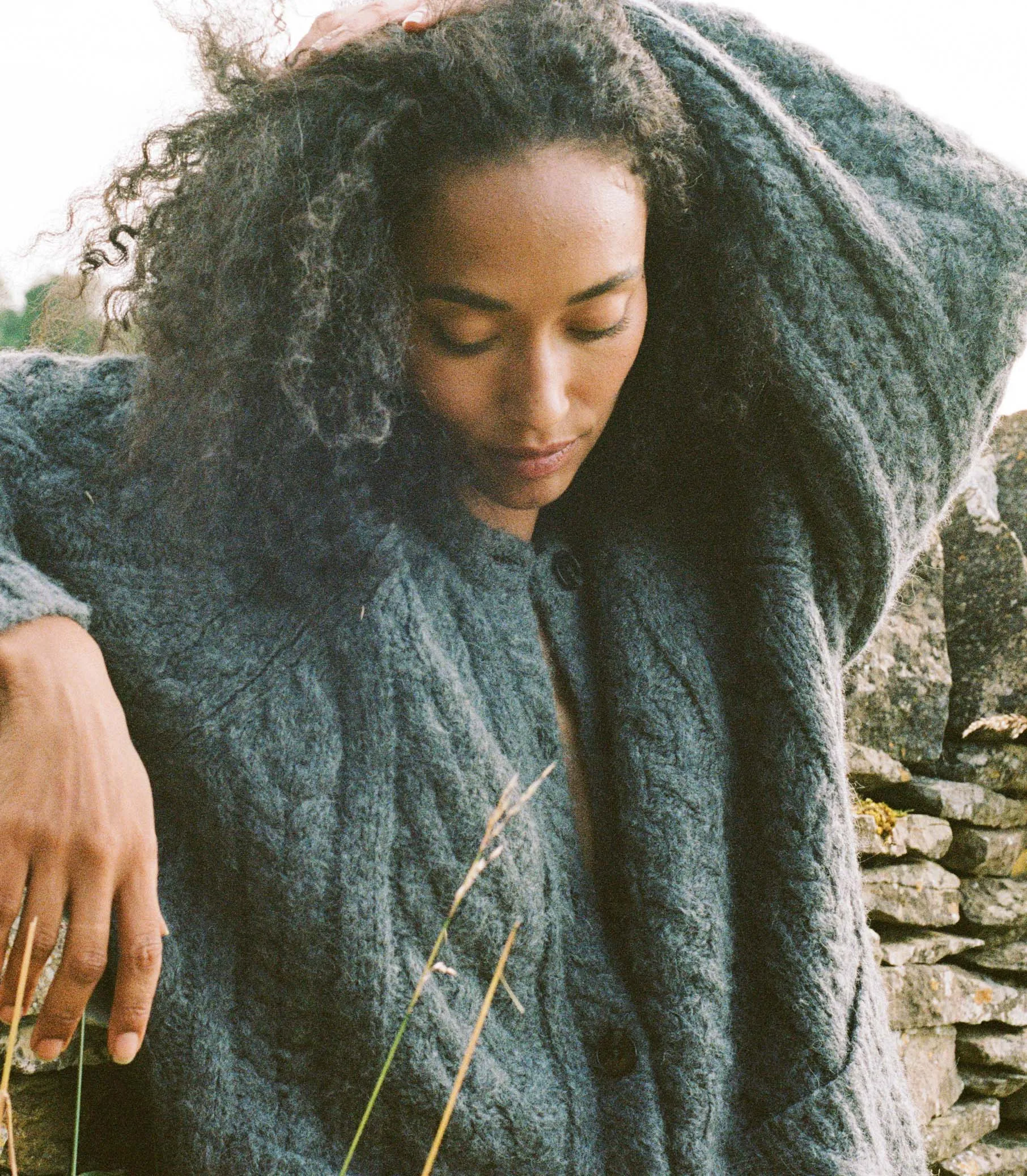 CALDWELL CARDIGAN -- CHARCOAL sold by Doen product image thumbnail 4