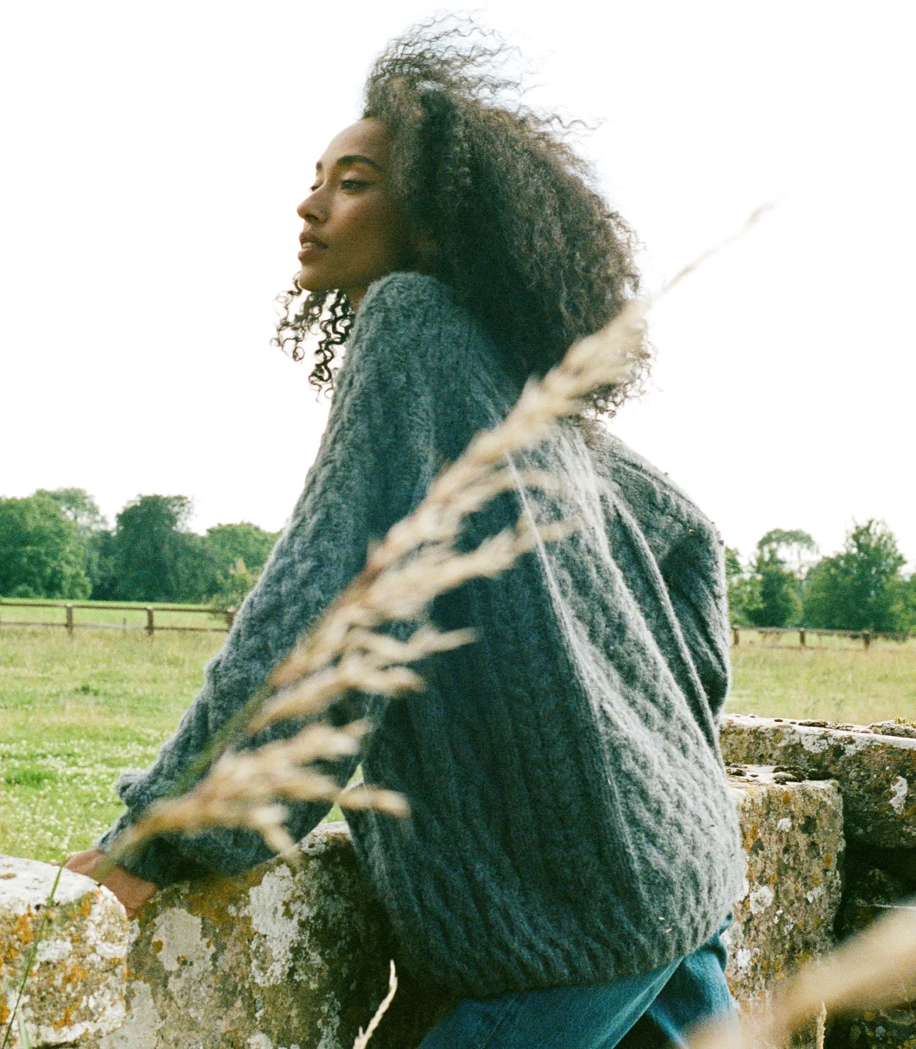 CALDWELL CARDIGAN -- CHARCOAL sold by Doen product image thumbnail 5