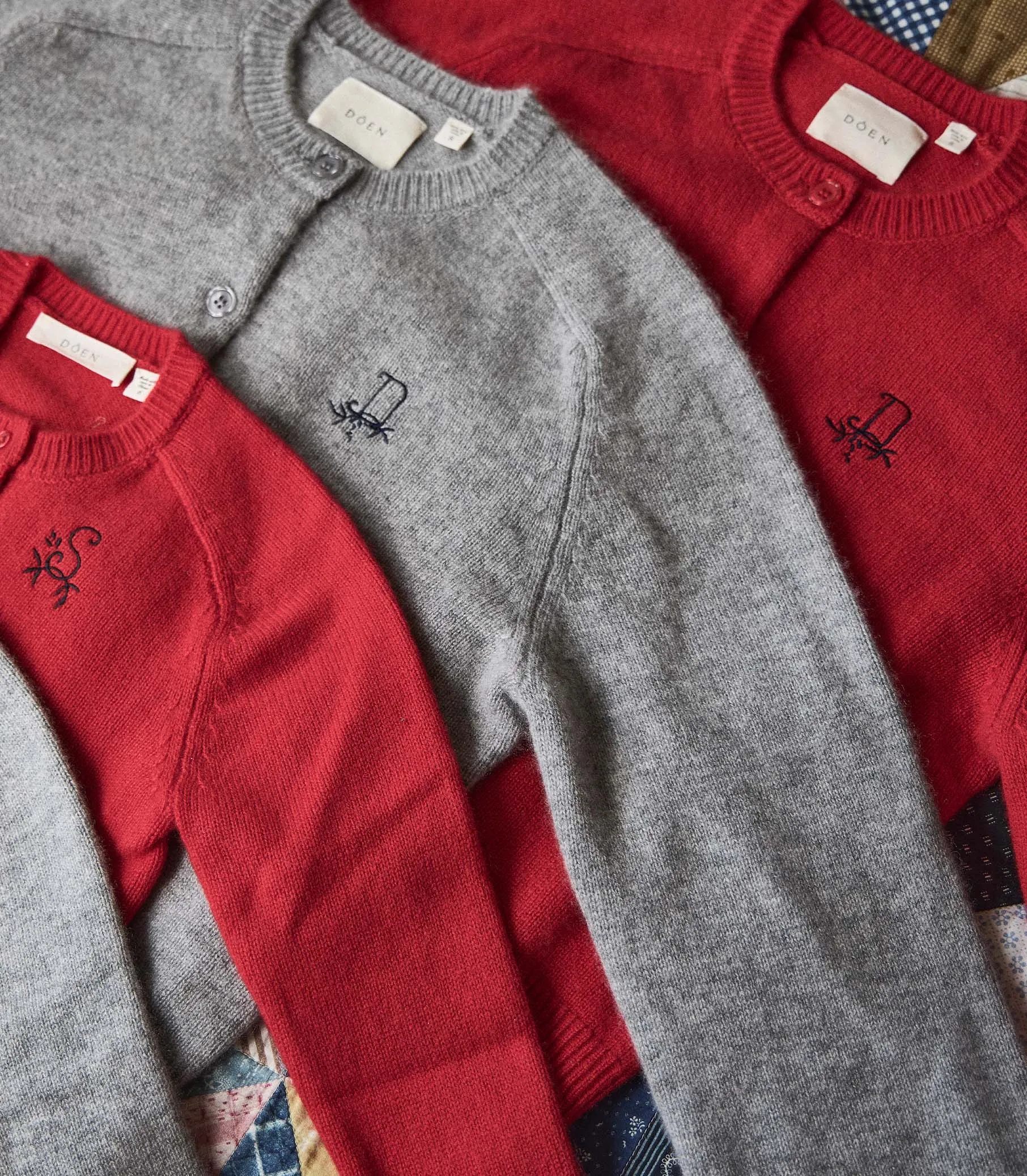 NARA CARDIGAN -- PEMBERLEY GREY sold by Doen