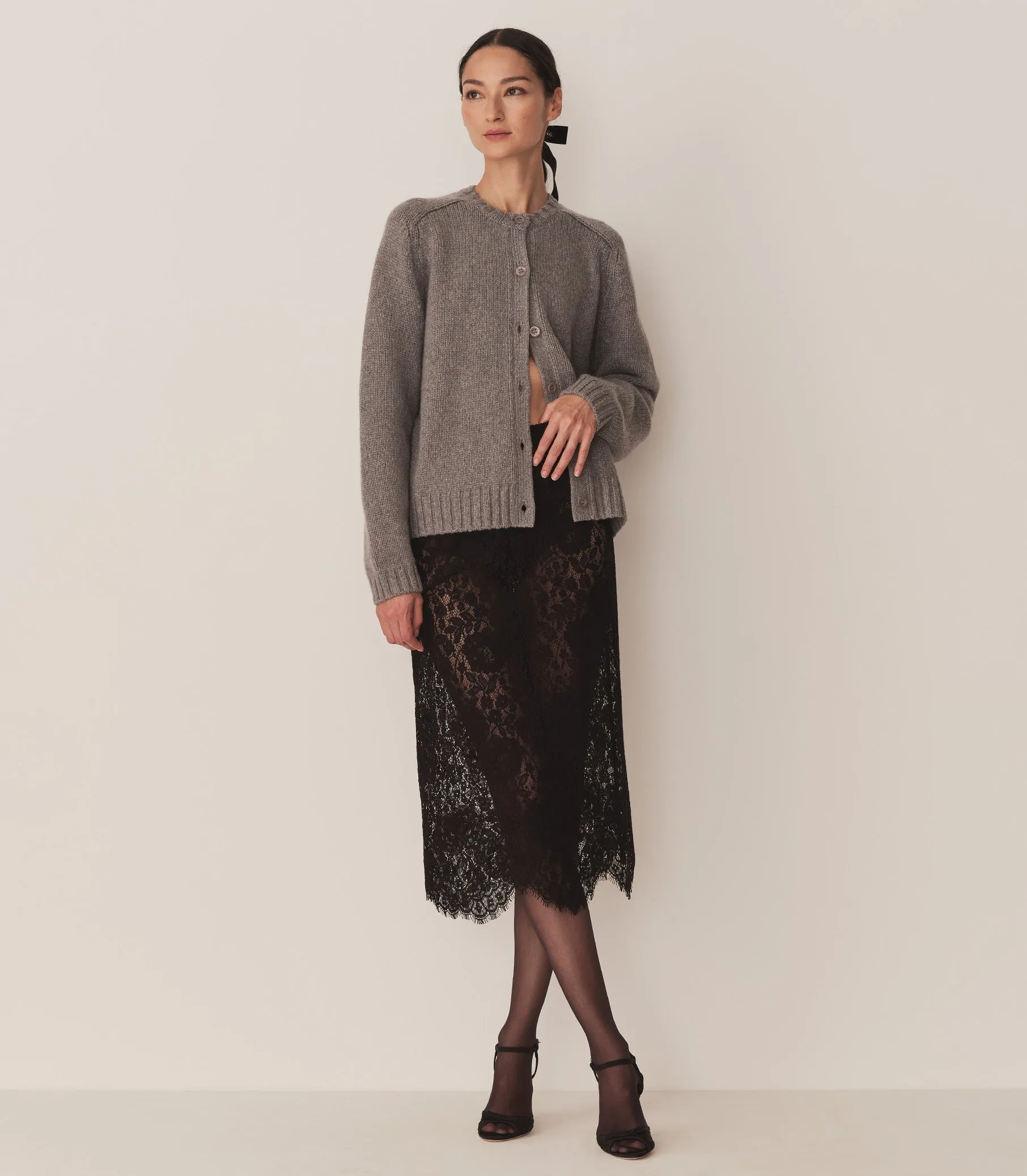 ADLEY CARDIGAN -- GREY sold by Doen product image thumbnail 3