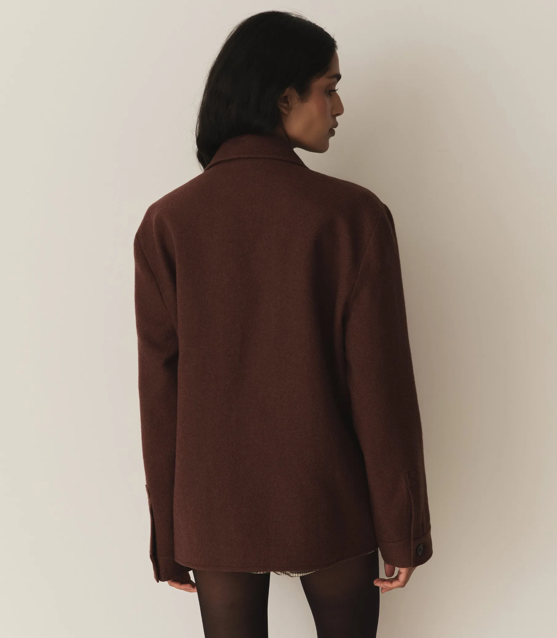 CLIFTON JACKET -- RUST UMBER sold by Doen product image thumbnail 3