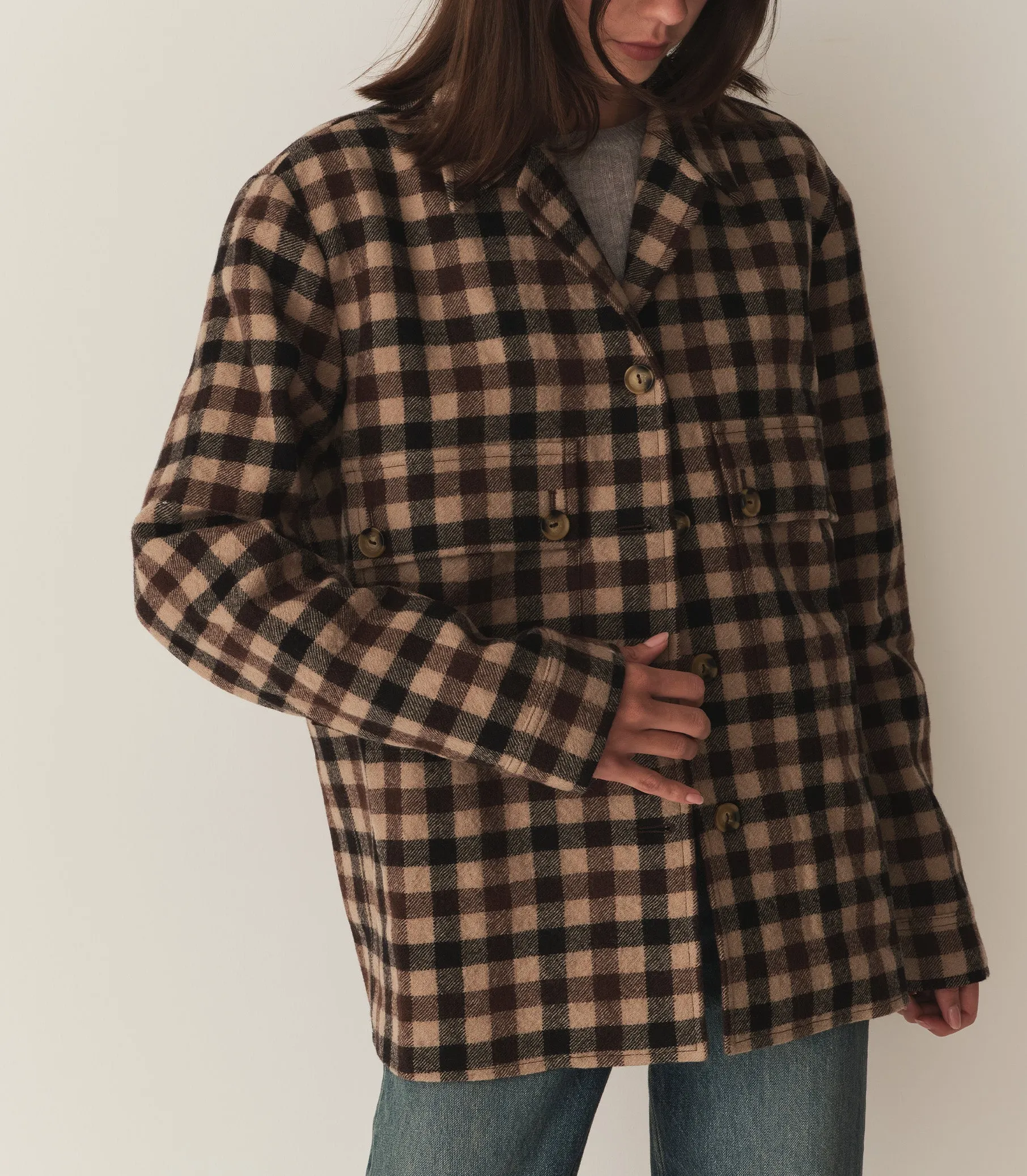 CLIFTON JACKET -- VAIL PLAID sold by Doen product image thumbnail 4