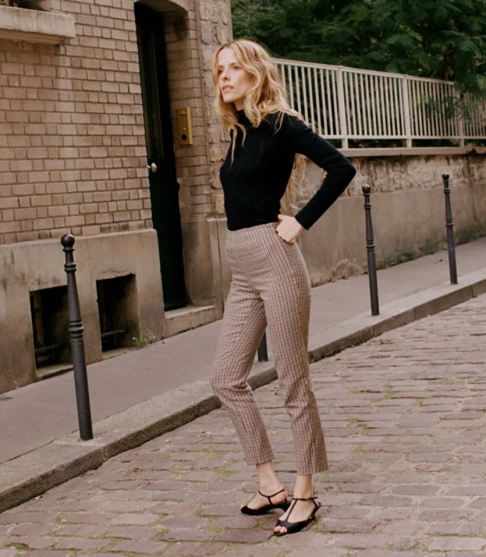 BETTIE PANT -- BRIDGET CHECK sold by Doen