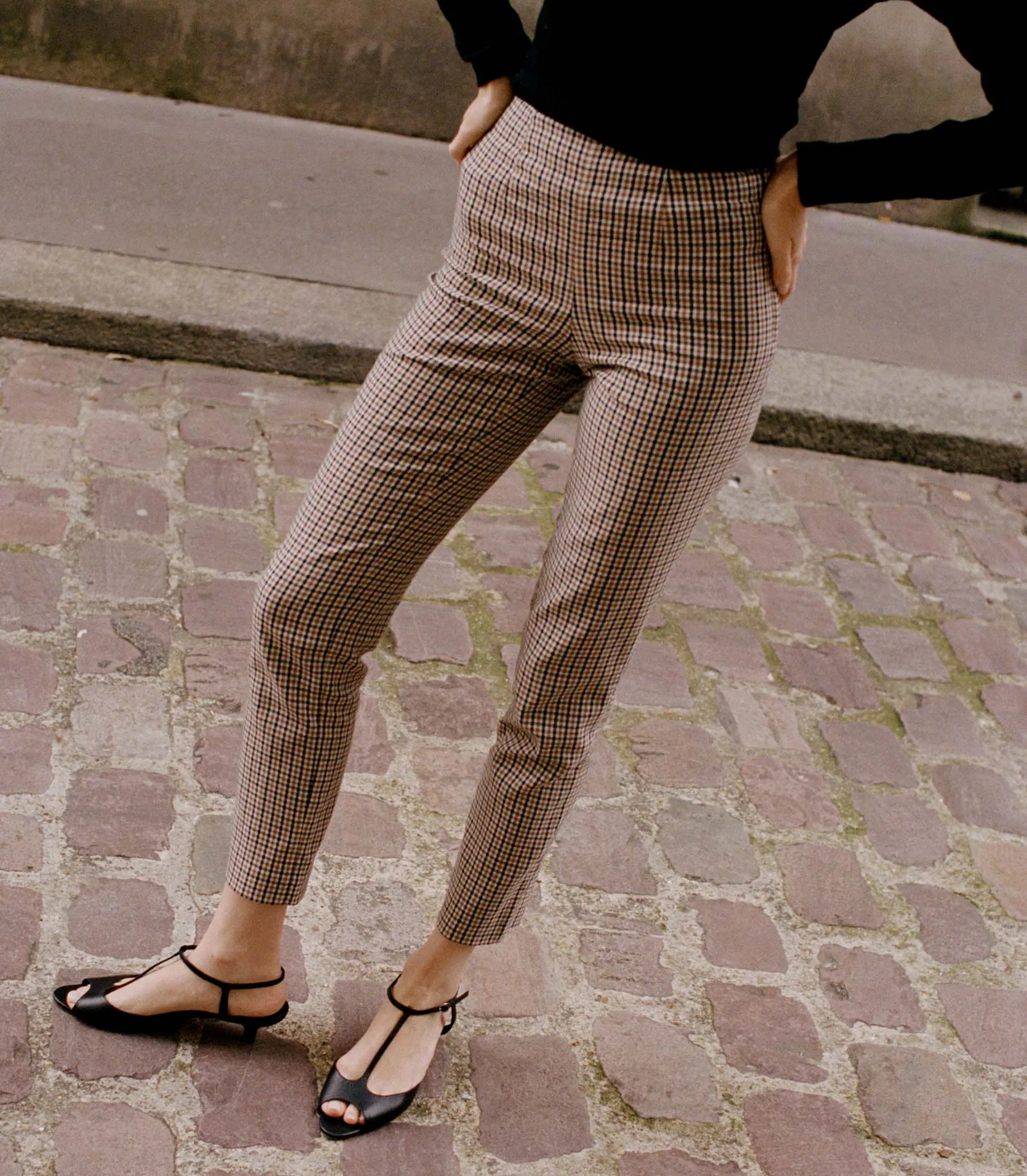 BETTIE PANT -- BRIDGET CHECK sold by Doen product image thumbnail 5