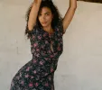 HMD -- GISELLE DRESS -- AEGEAN WINDING VINE FLORAL sold by Doen
