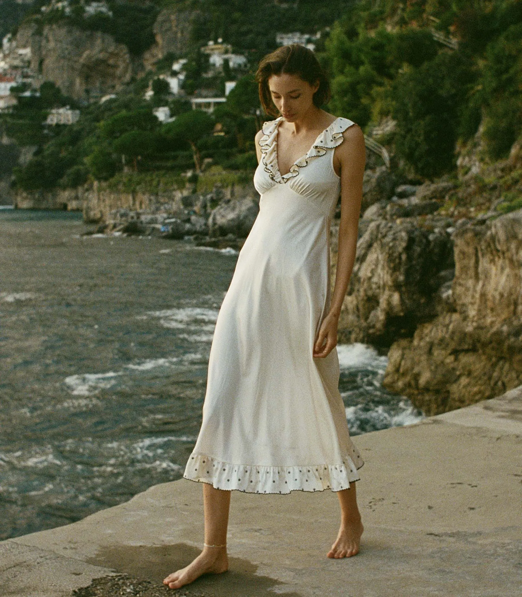 ARLEEN DRESS -- SEA SALT sold by Doen
