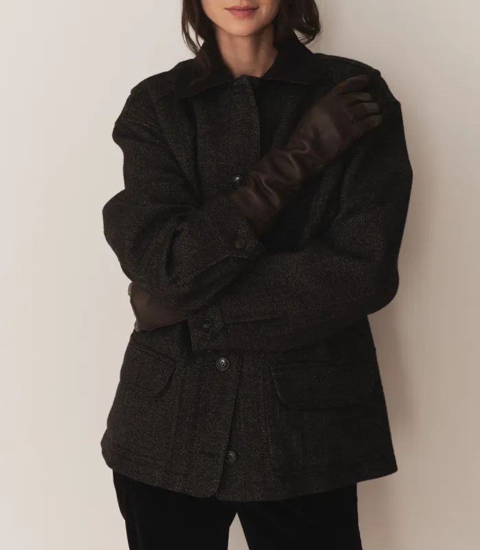 STINE GLOVES -- ESPRESSO LEATHER sold by Doen