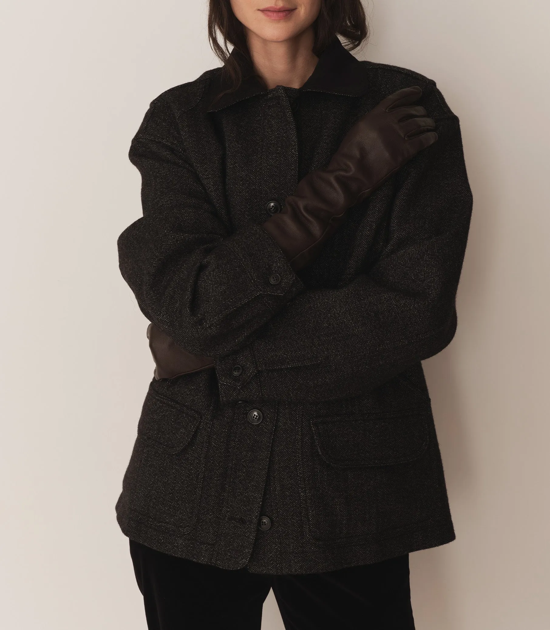 STINE GLOVES -- ESPRESSO LEATHER sold by Doen