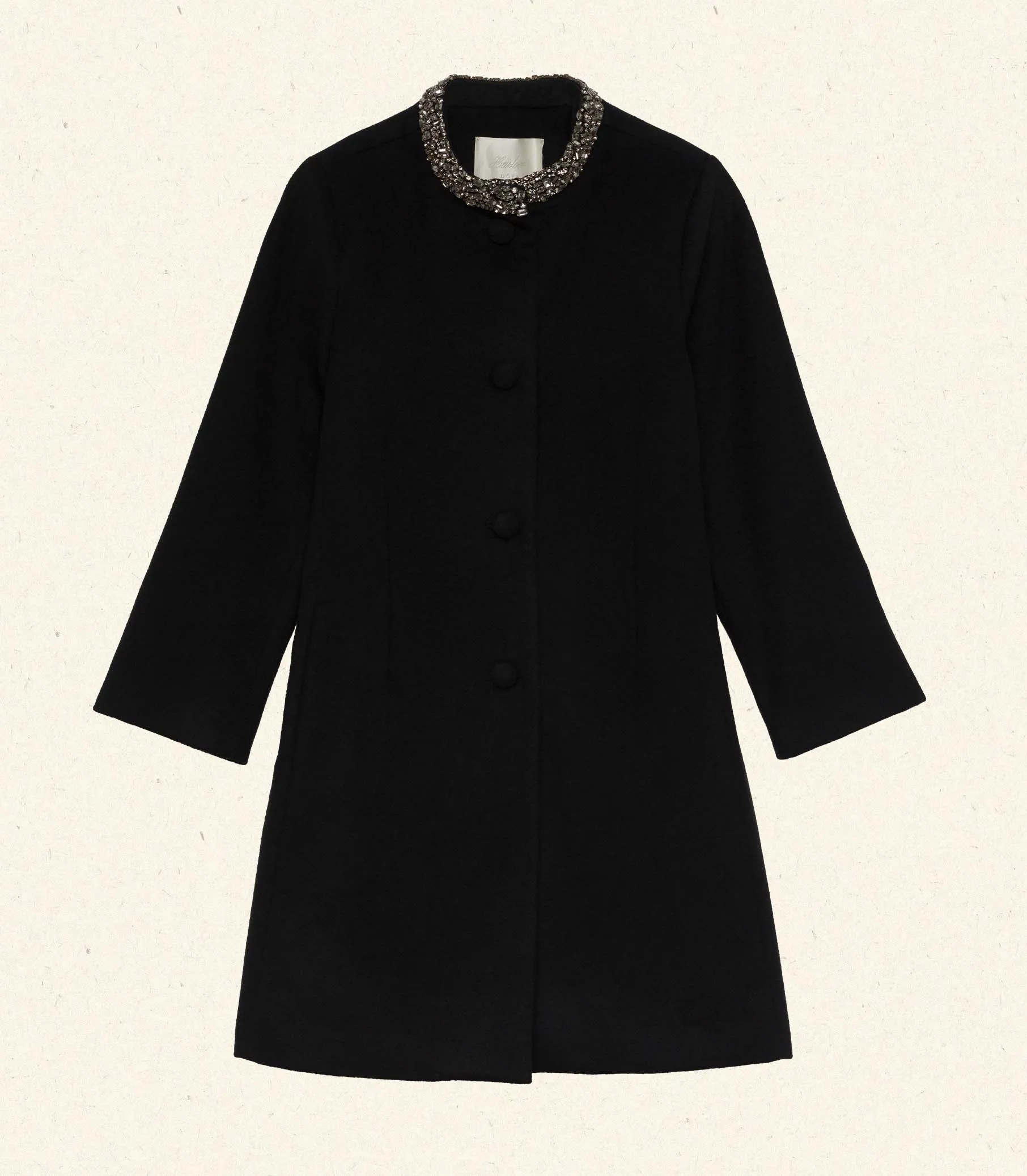 ANNEMARIE CASHMERE BLEND COAT -- BLACK sold by Doen product image thumbnail 5