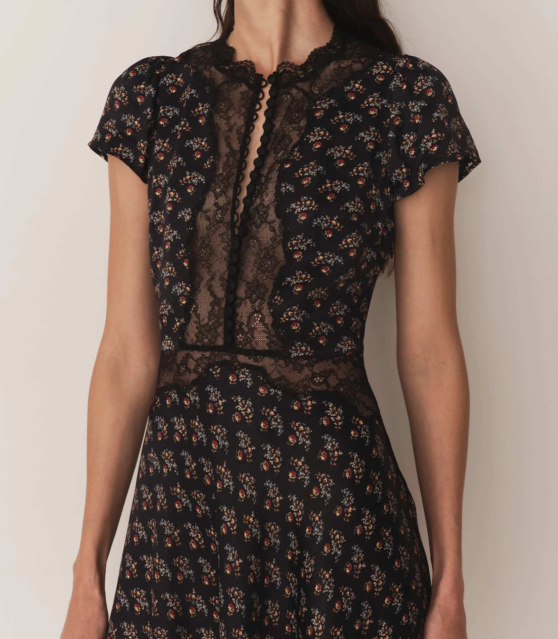 IVY DRESS -- DELPHINIUM FLORAL sold by Doen product image thumbnail 2