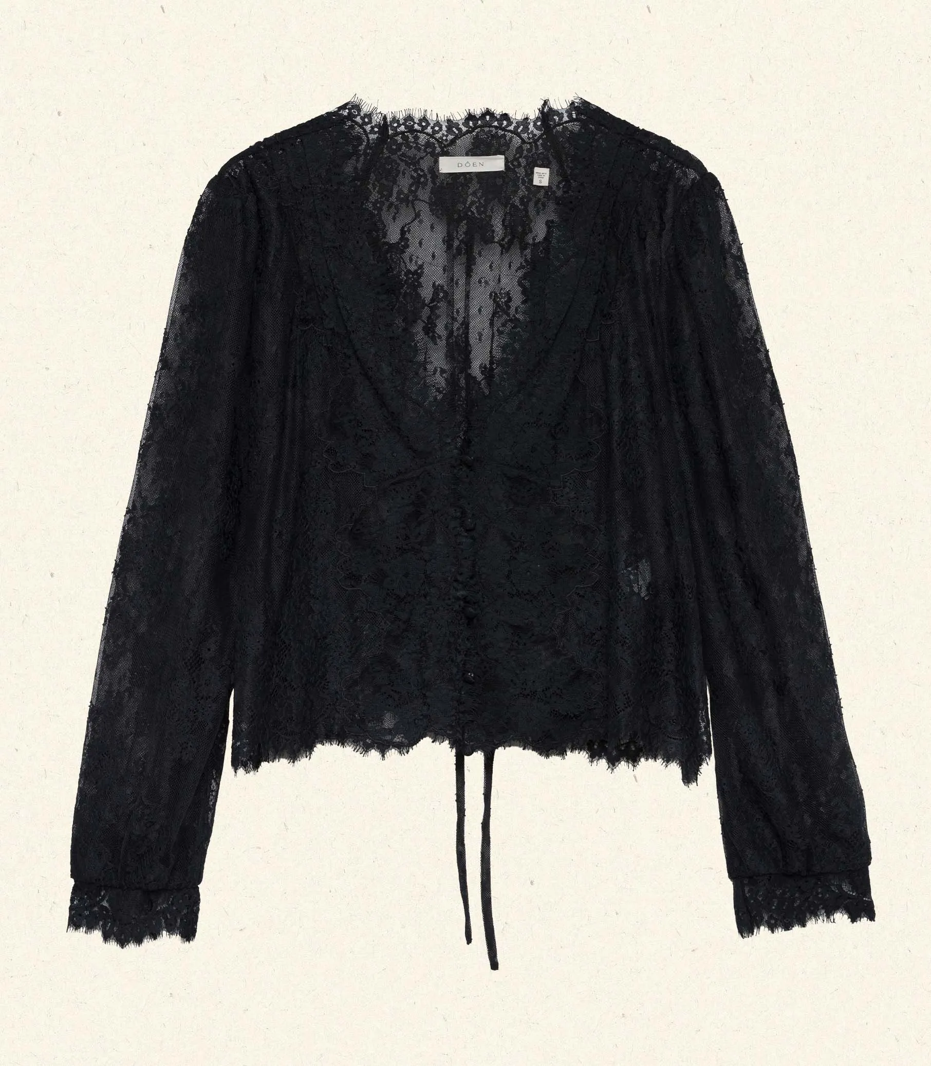 AMALINE TOP -- BLACK sold by Doen product image thumbnail 4