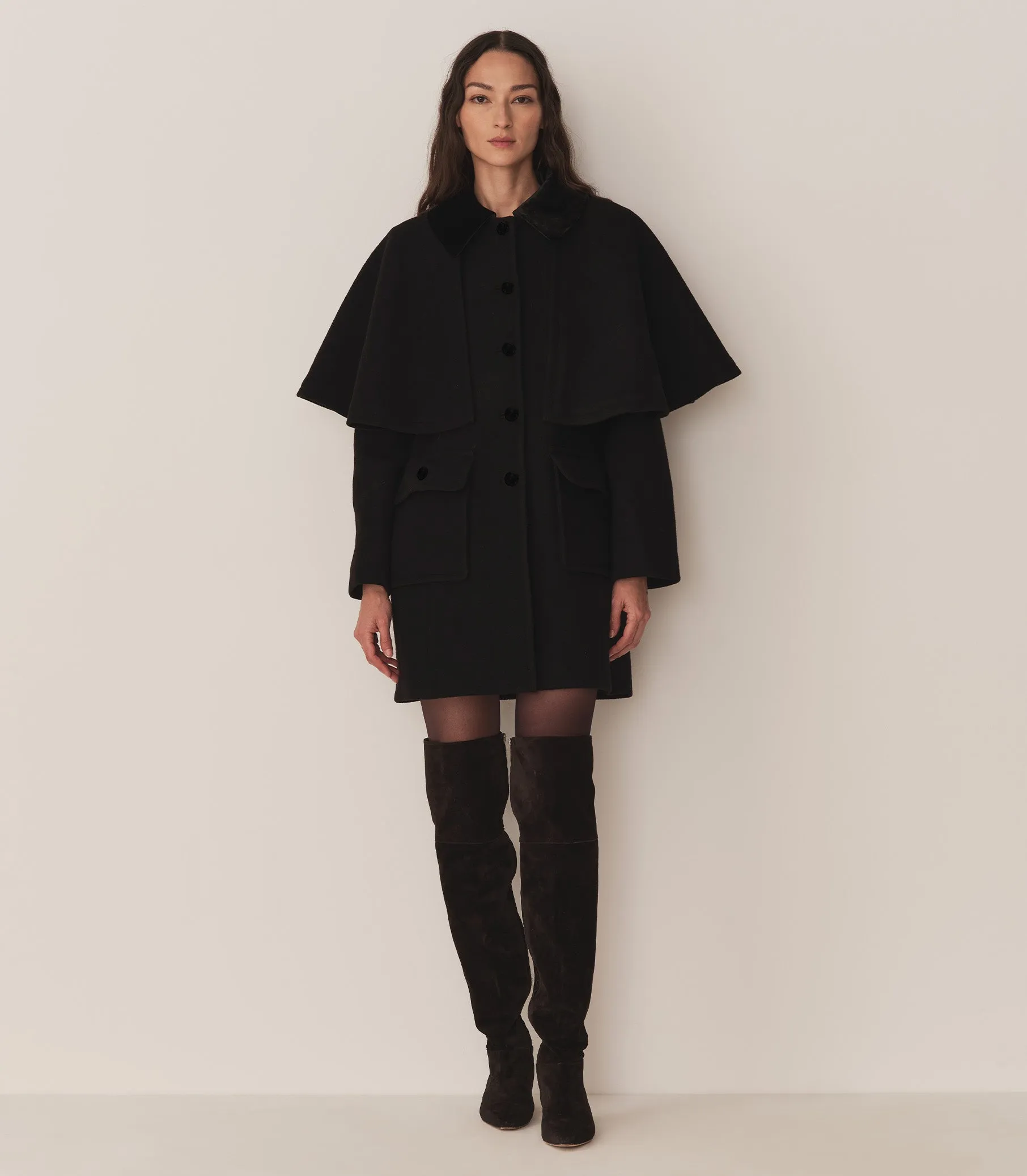 WATSON COAT -- BLACK sold by Doen product image thumbnail 4