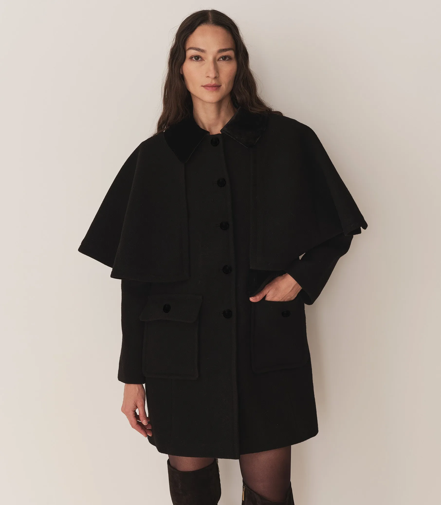 WATSON COAT -- BLACK sold by Doen product image thumbnail 2