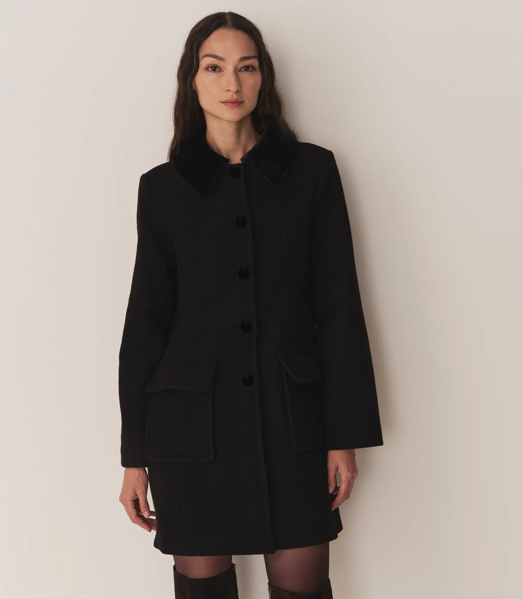 WATSON COAT -- BLACK sold by Doen product image thumbnail 5