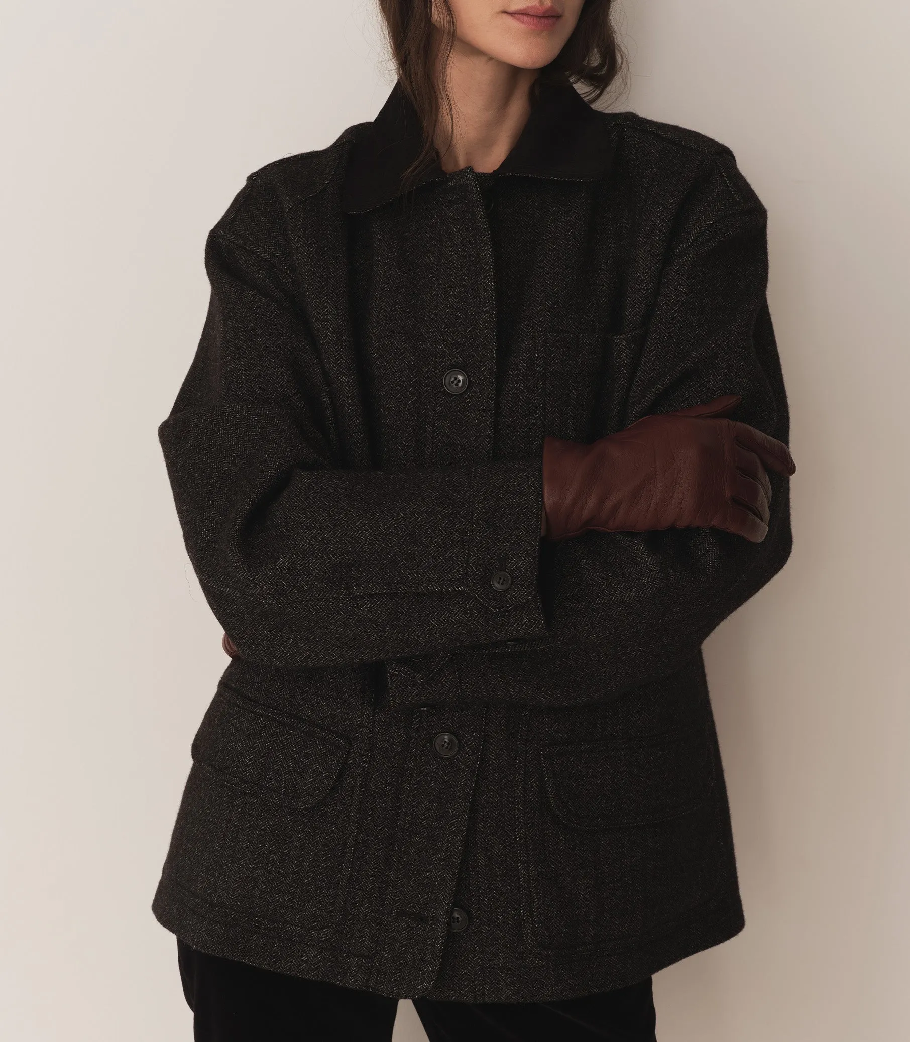 RHINE GLOVES -- BORDEAUX LEATHER sold by Doen product image thumbnail 4