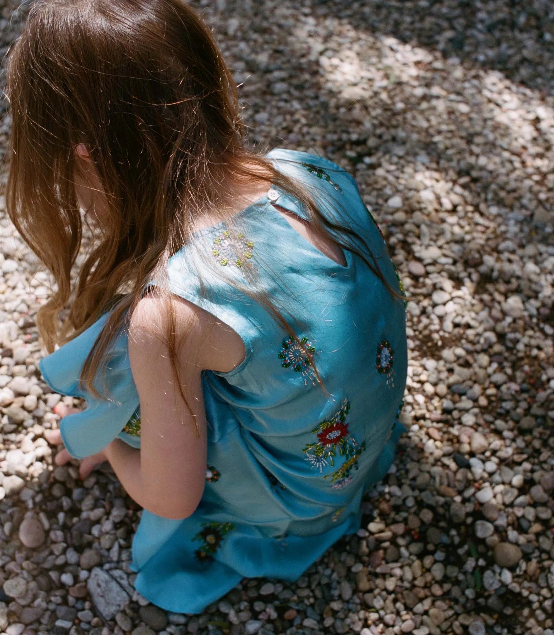 ARIEL DRESS -- BLUE TOPAZ sold by Doen product image thumbnail 3