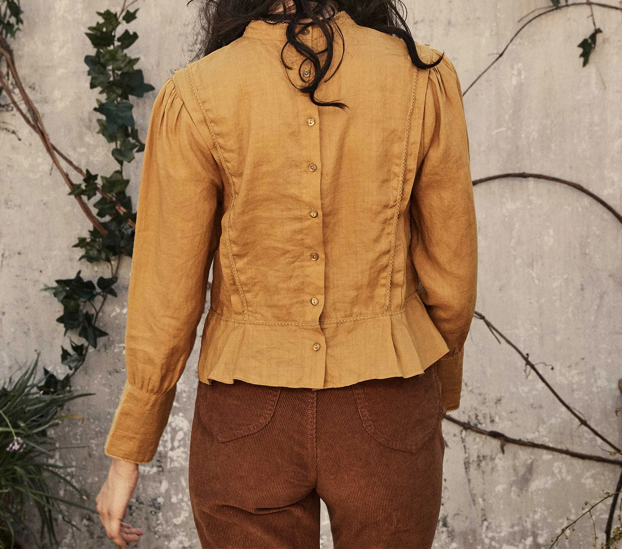 HMD -- AVONLEA TOP -- GINGER sold by Doen product image thumbnail 3