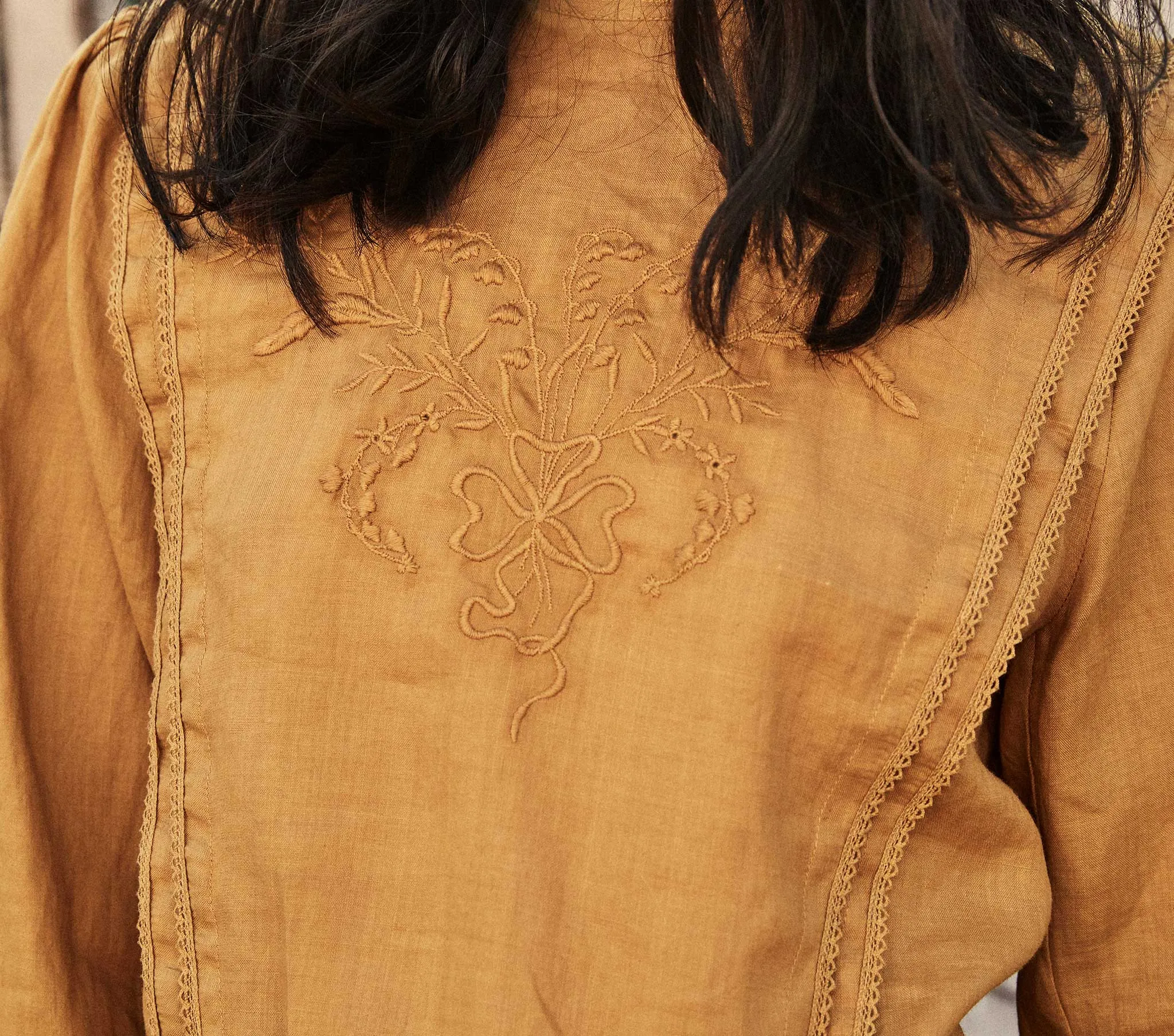 HMD -- AVONLEA TOP -- GINGER sold by Doen product image thumbnail 2