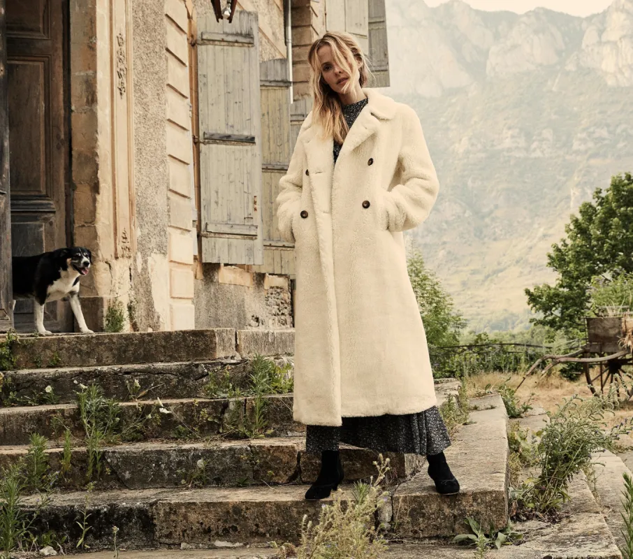 HMD -- MORRISEY COAT -- CREAM sold by Doen