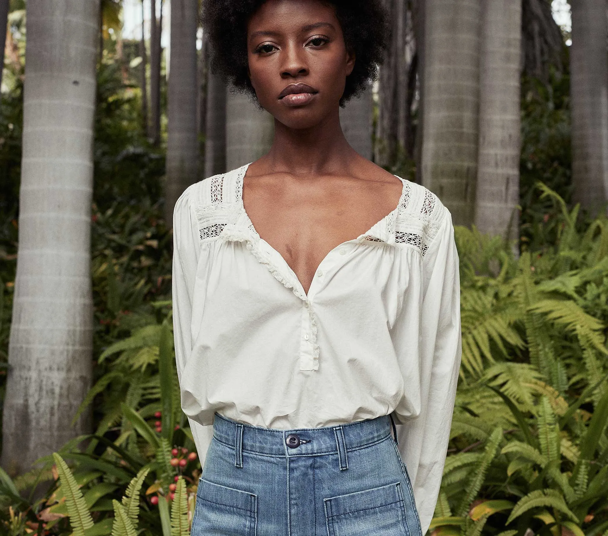 HMD -- BRIENNE TOP -- SALT sold by Doen