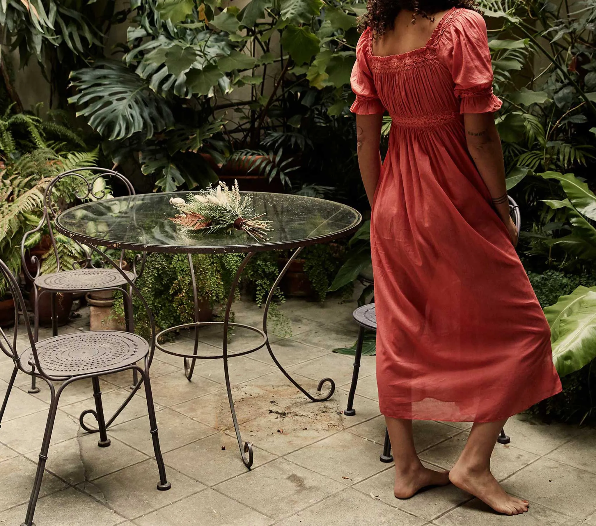 HMD -- ECLIPSE NIGHTGOWN -- STRAWBERRY sold by Doen product image thumbnail 3