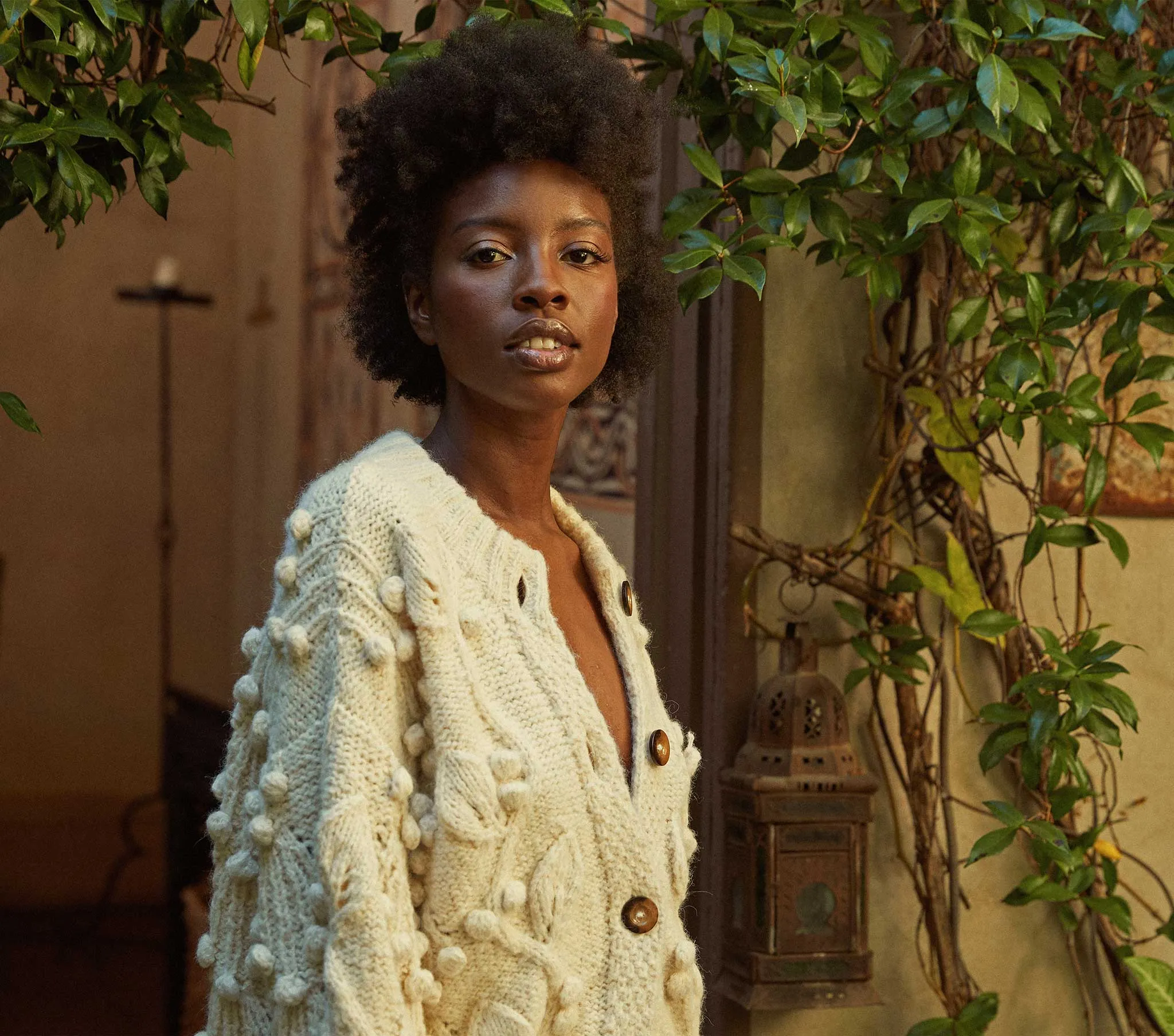 HMD -- SKYE CARDIGAN SWEATER -- CREAM sold by Doen product image thumbnail 2