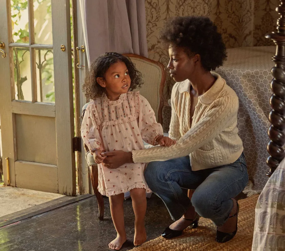 HMD -- POSEY CARDIGAN SWEATER -- CREAM sold by Doen