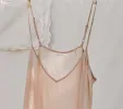 HMD -- SHORT DEEP V-NECK SLIP -- CONCH sold by Doen