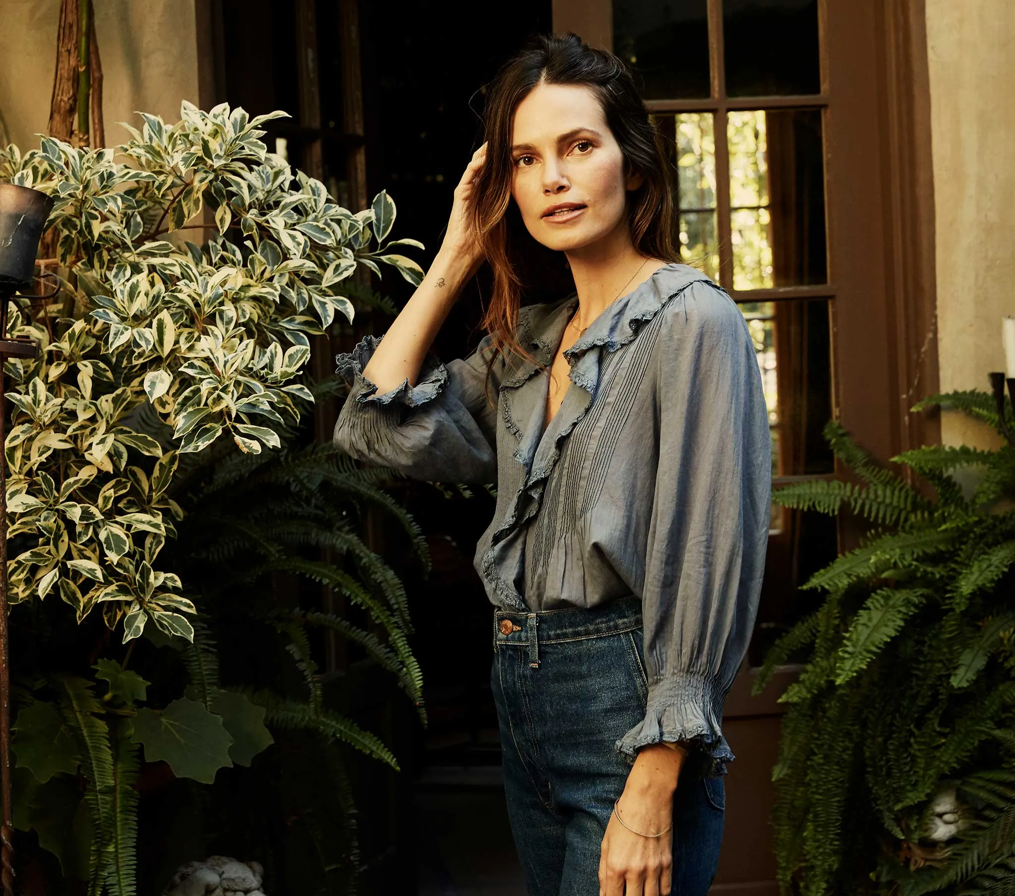 HMD -- RIVER TOP -- INK sold by Doen