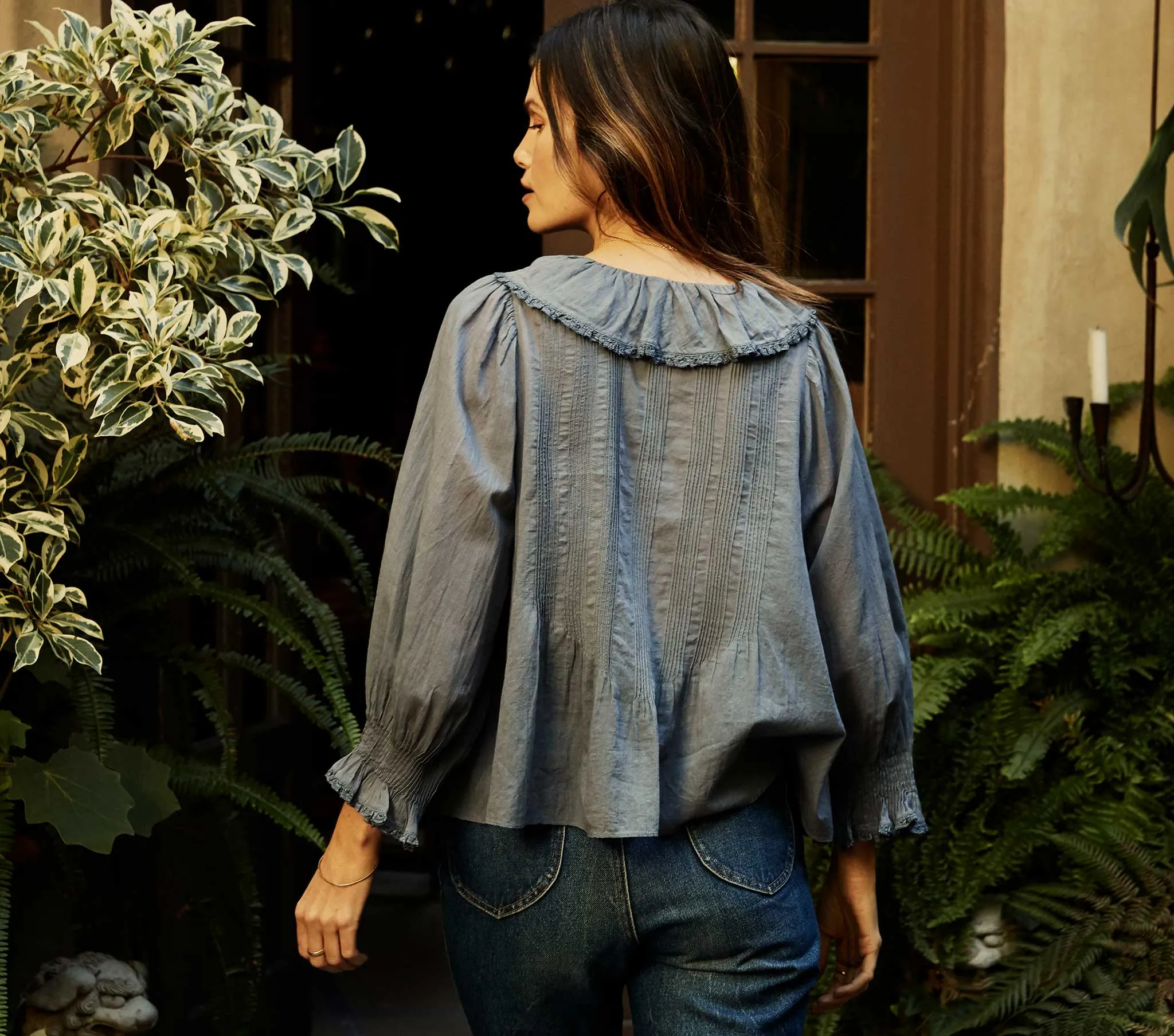 HMD -- RIVER TOP -- INK sold by Doen product image thumbnail 5