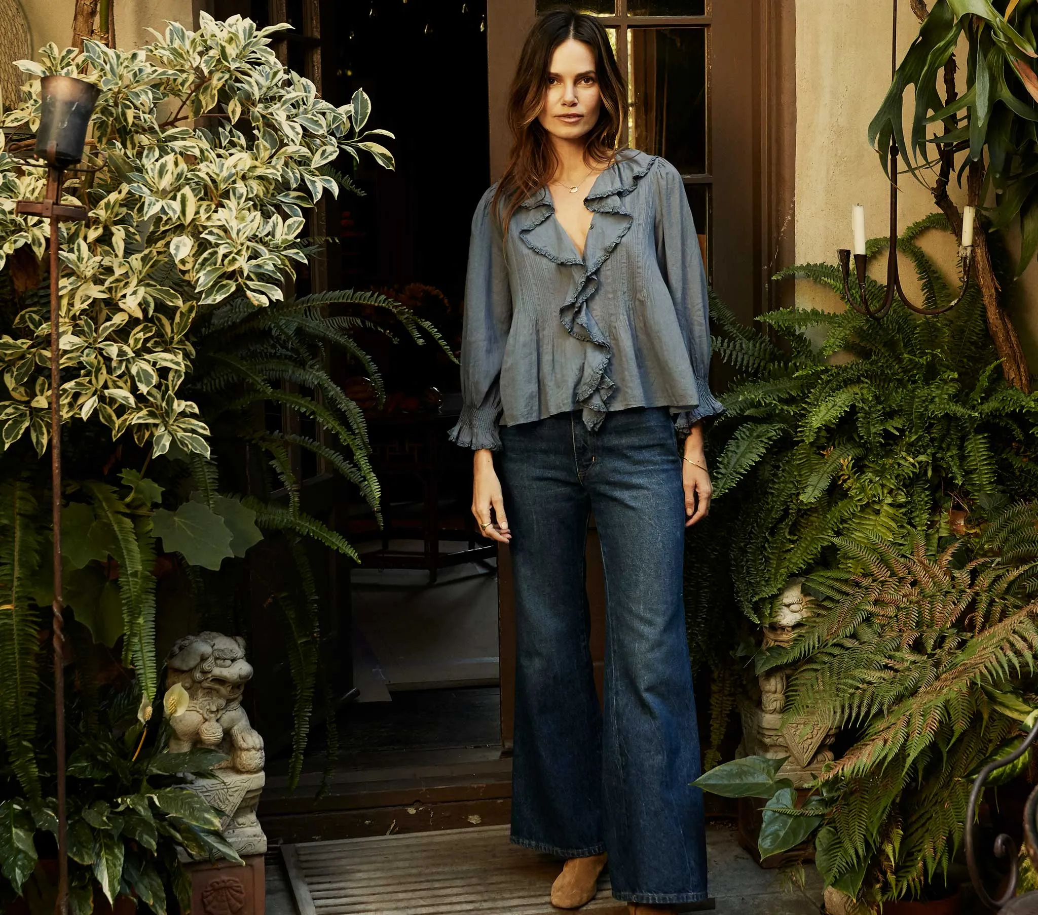 HMD -- RIVER TOP -- INK sold by Doen product image thumbnail 2