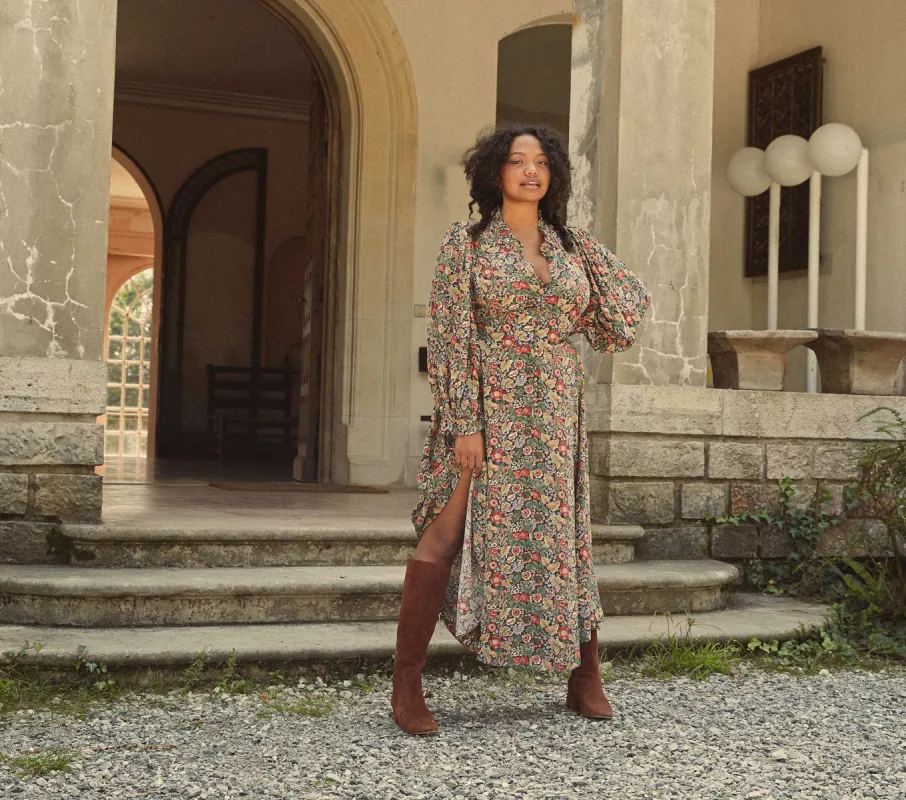 HMD -- DICKINSON DRESS -- WILDBERRY THICKET made by Doen