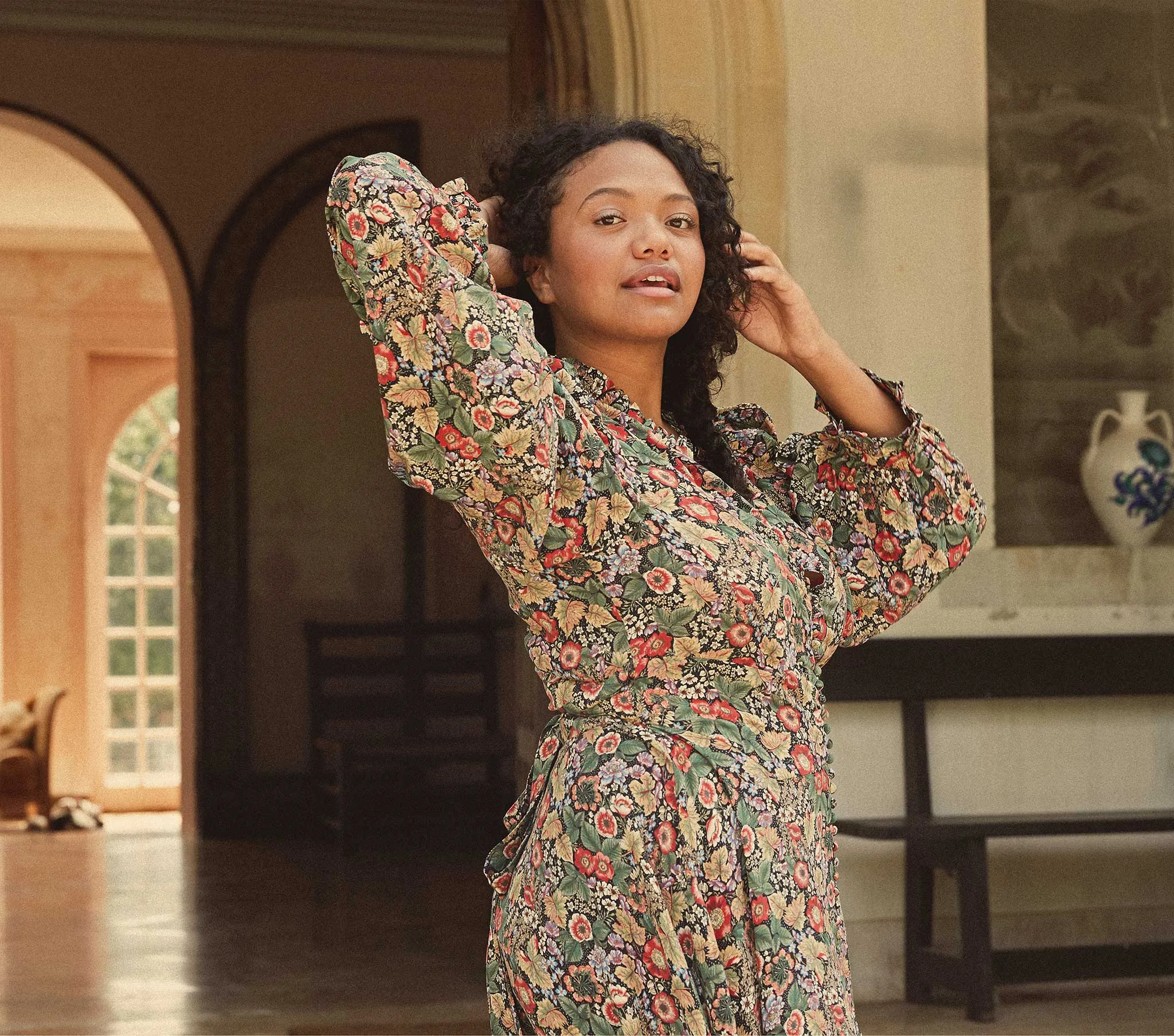 HMD -- DICKINSON DRESS -- WILDBERRY THICKET sold by Doen product image thumbnail 5