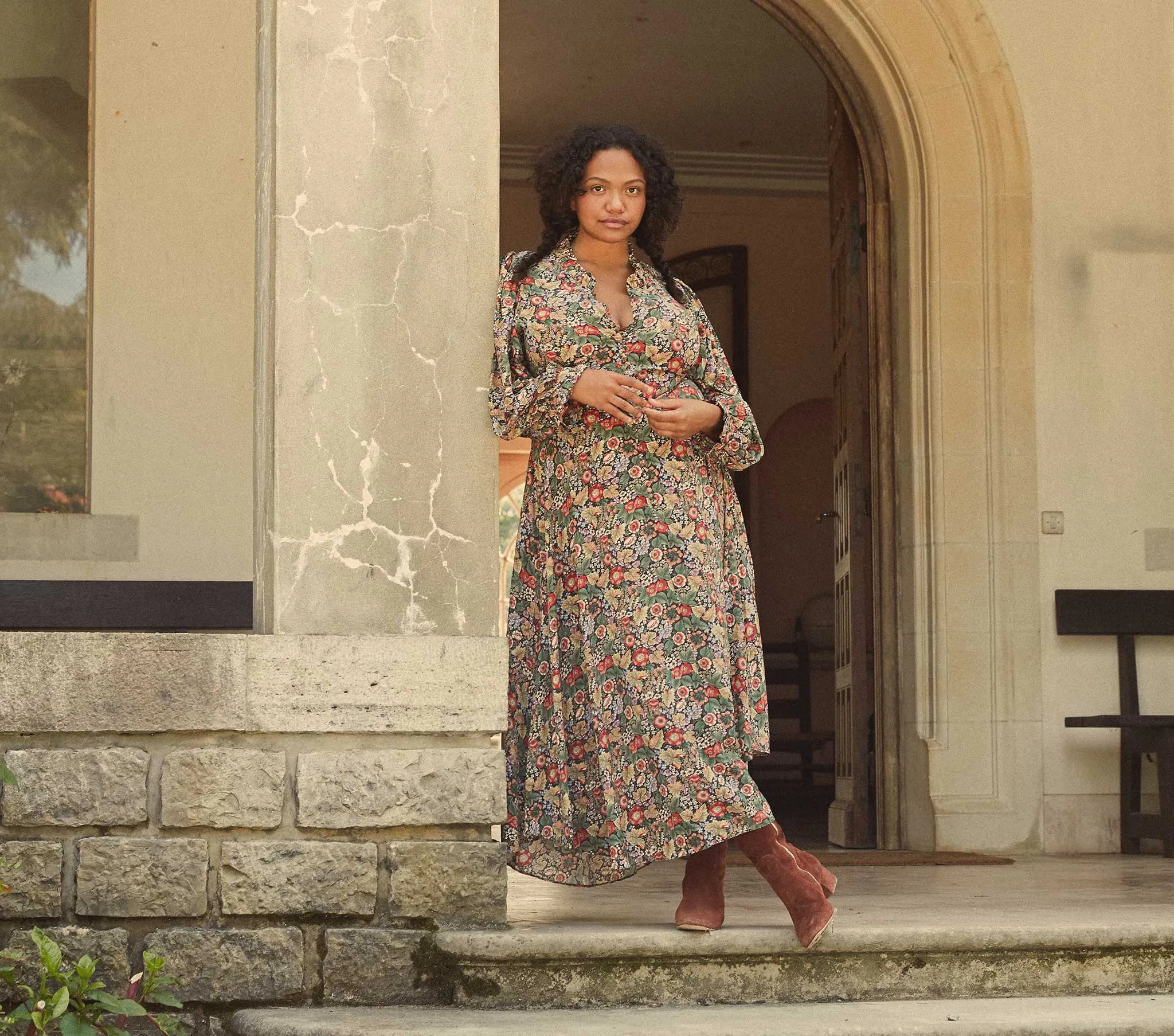 HMD -- DICKINSON DRESS -- WILDBERRY THICKET sold by Doen product image thumbnail 2