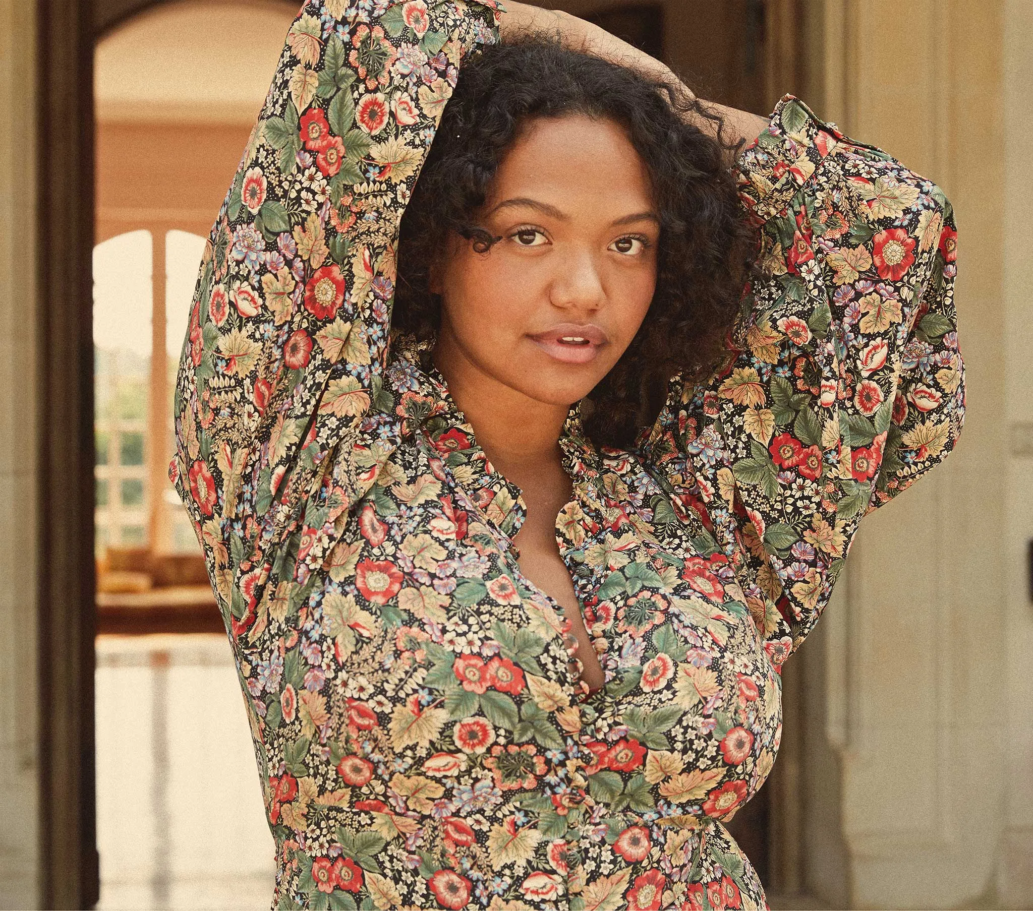 HMD -- DICKINSON DRESS -- WILDBERRY THICKET sold by Doen product image thumbnail 3