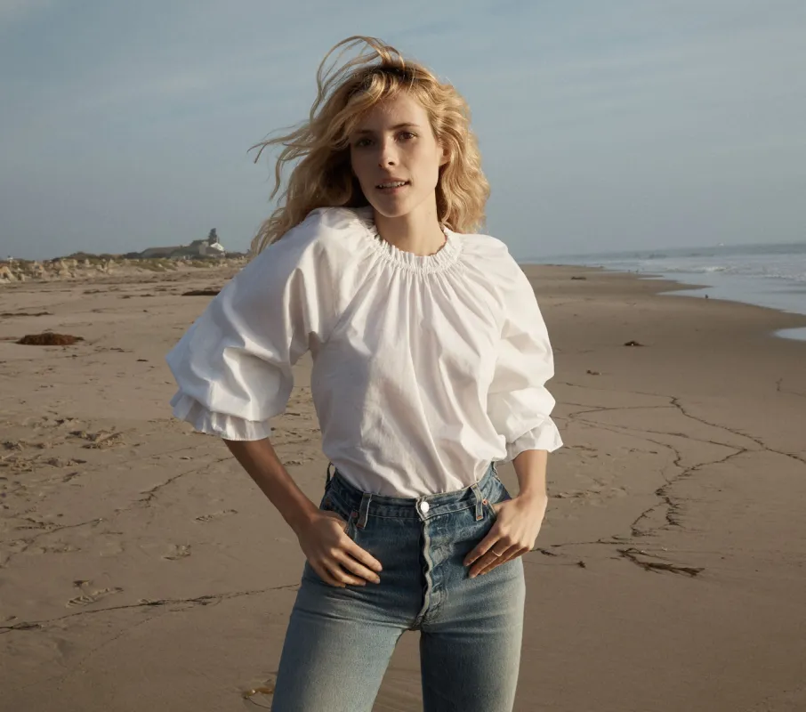 HMD -- HARPER TOP -- SALT sold by Doen