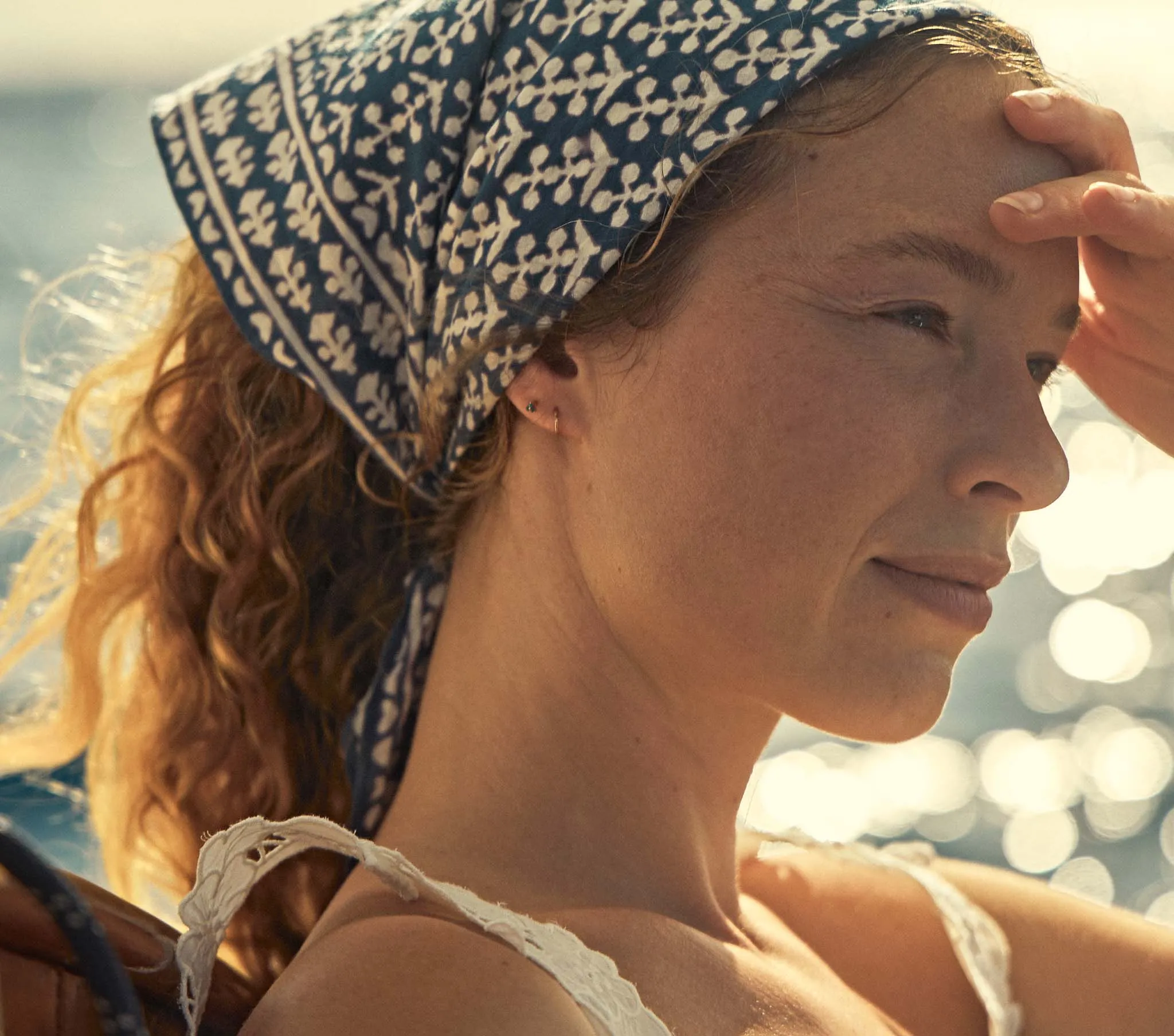 HMD -- PENNY BANDANA -- SOLEDAD BLOOM sold by Doen product image thumbnail 4