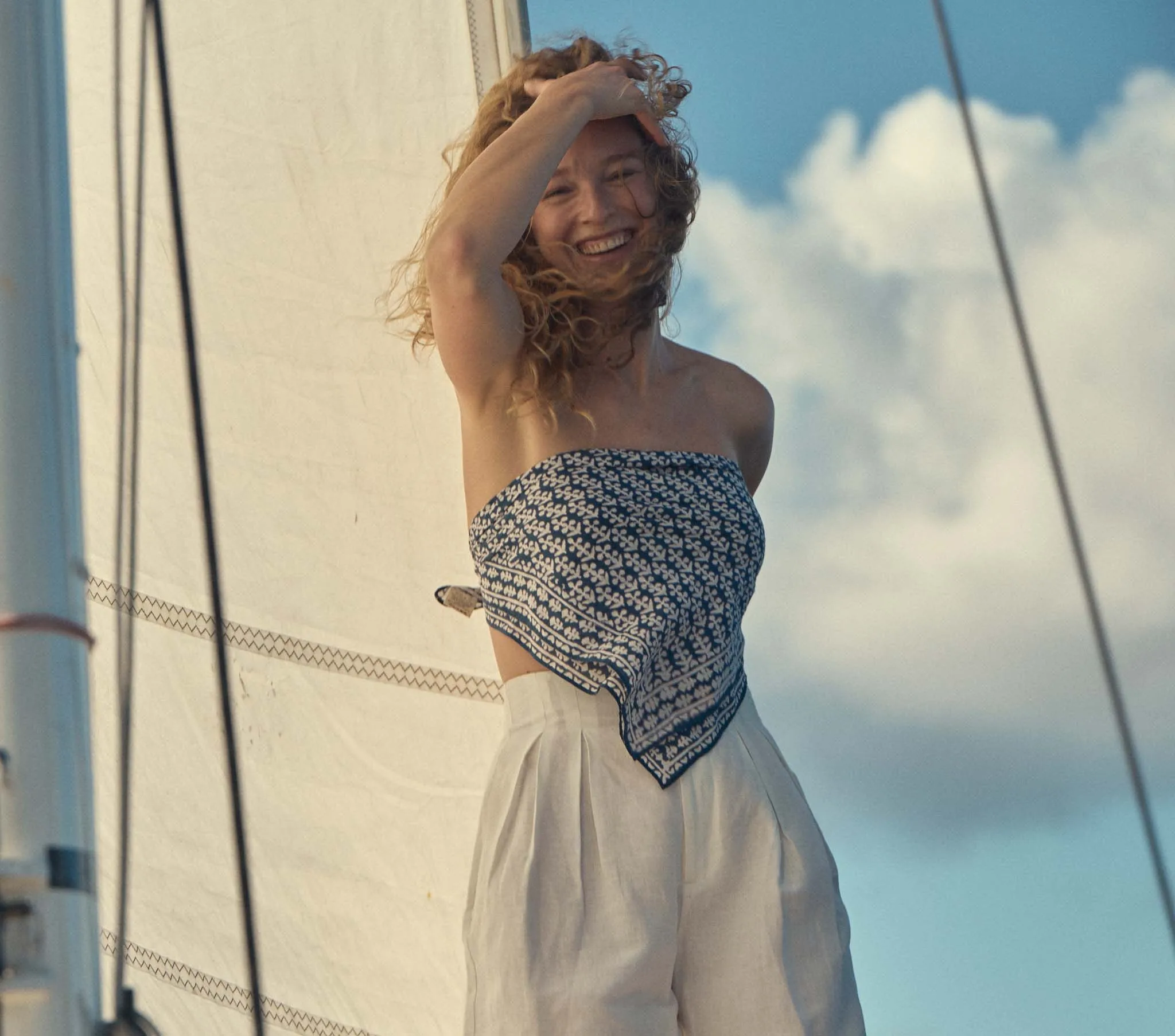 HMD -- PENNY BANDANA -- SOLEDAD BLOOM sold by Doen