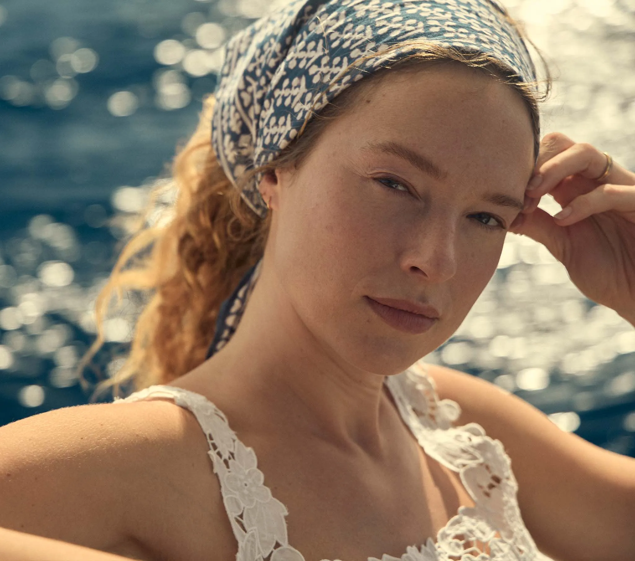 HMD -- PENNY BANDANA -- SOLEDAD BLOOM sold by Doen product image thumbnail 5