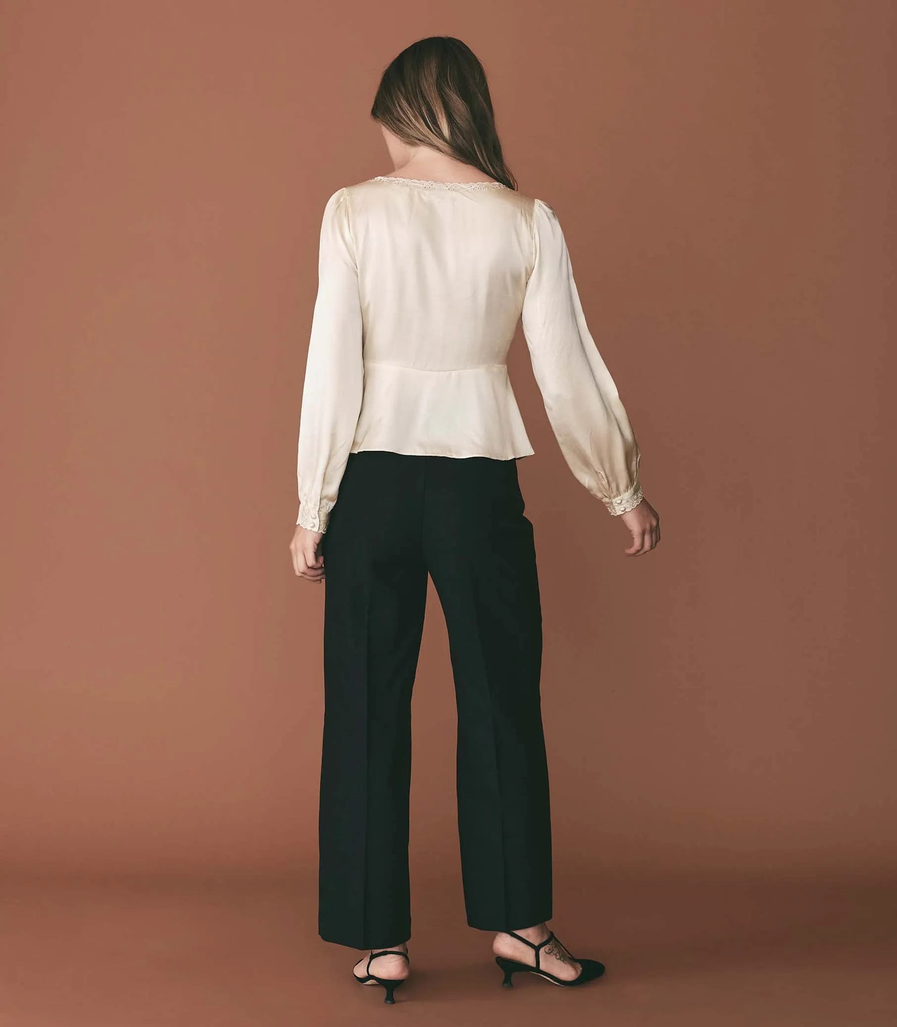 HMD -- FREYDA TOP -- MOTHER OF PEARL sold by Doen product image thumbnail 3