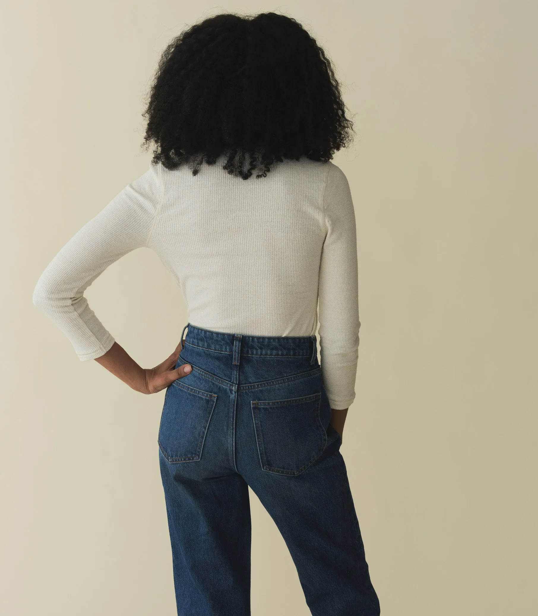 HMD -- VESPER SILK TEE -- CREAM sold by Doen product image thumbnail 3