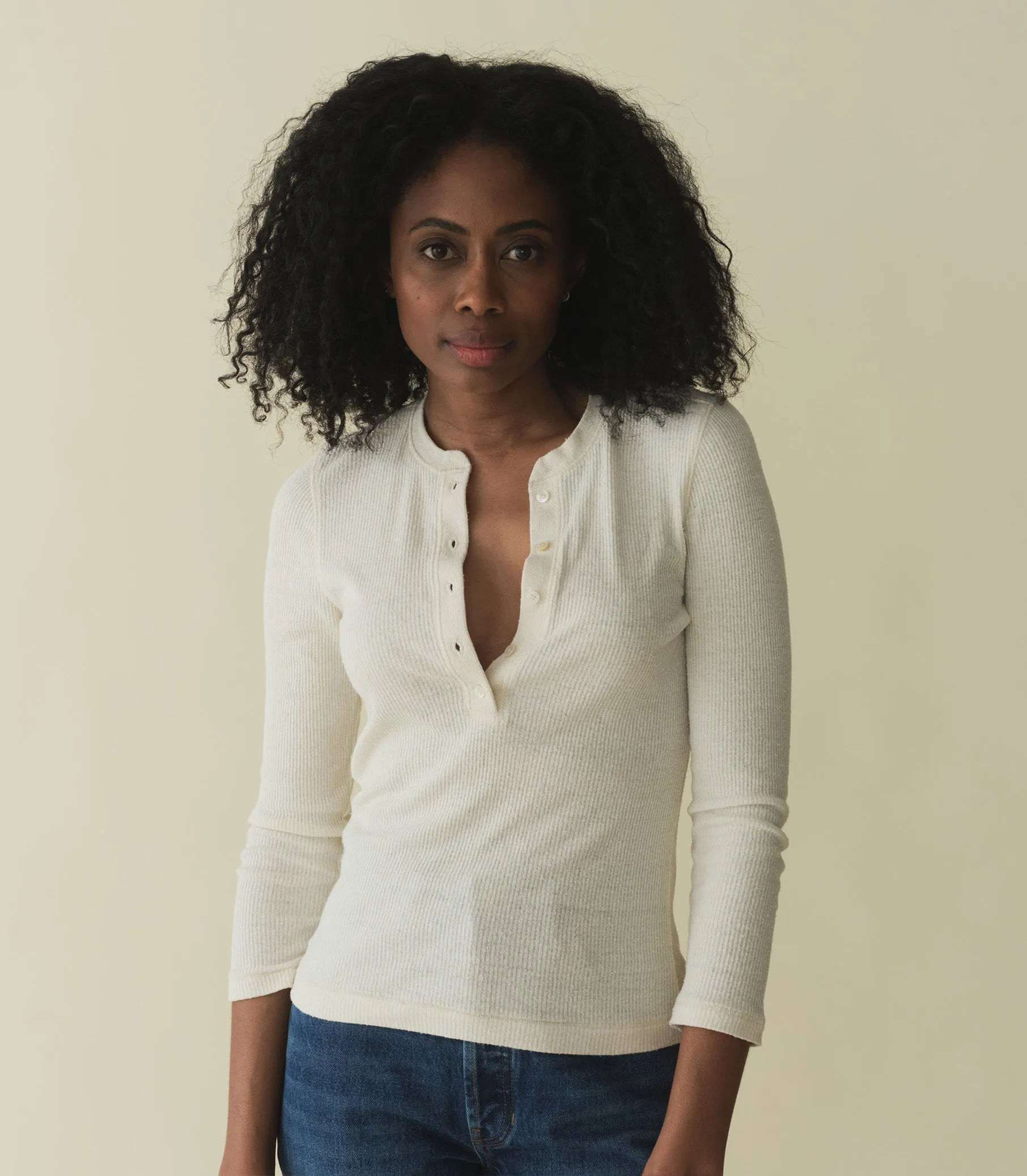 HMD -- VESPER SILK TEE -- CREAM sold by Doen product image thumbnail 4