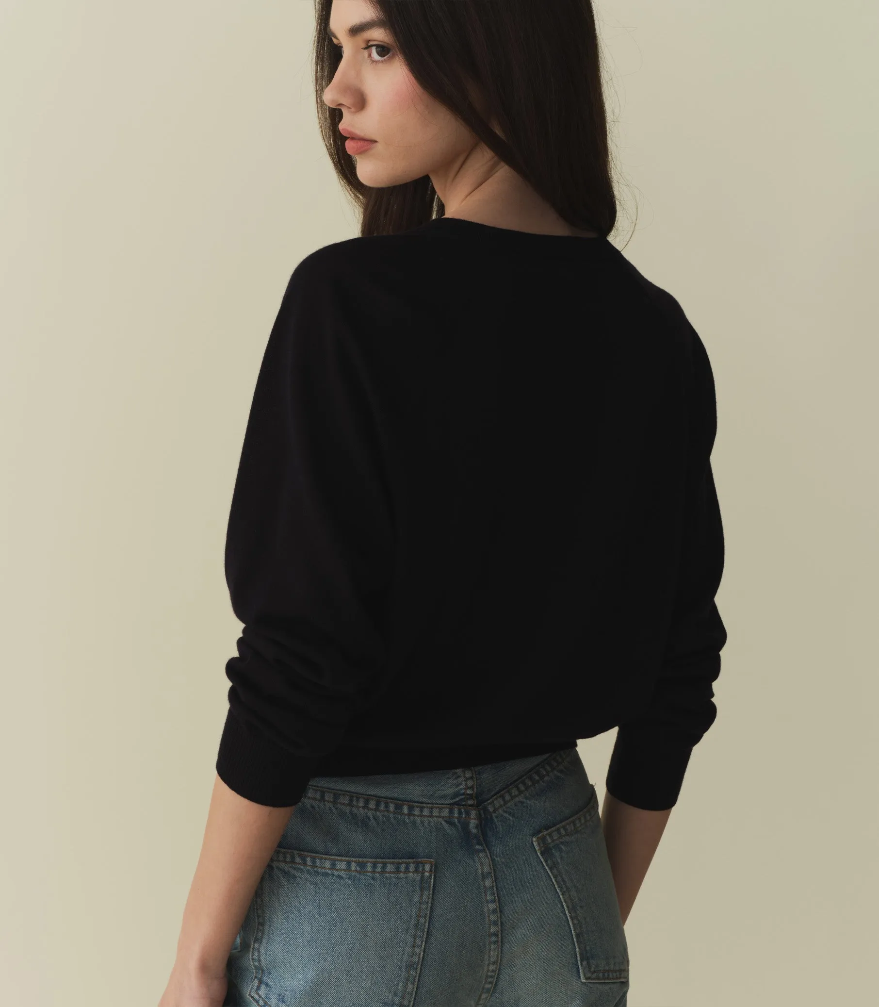 HMD -- CELINE CARDIGAN -- DARK NAVY sold by Doen product image thumbnail 4