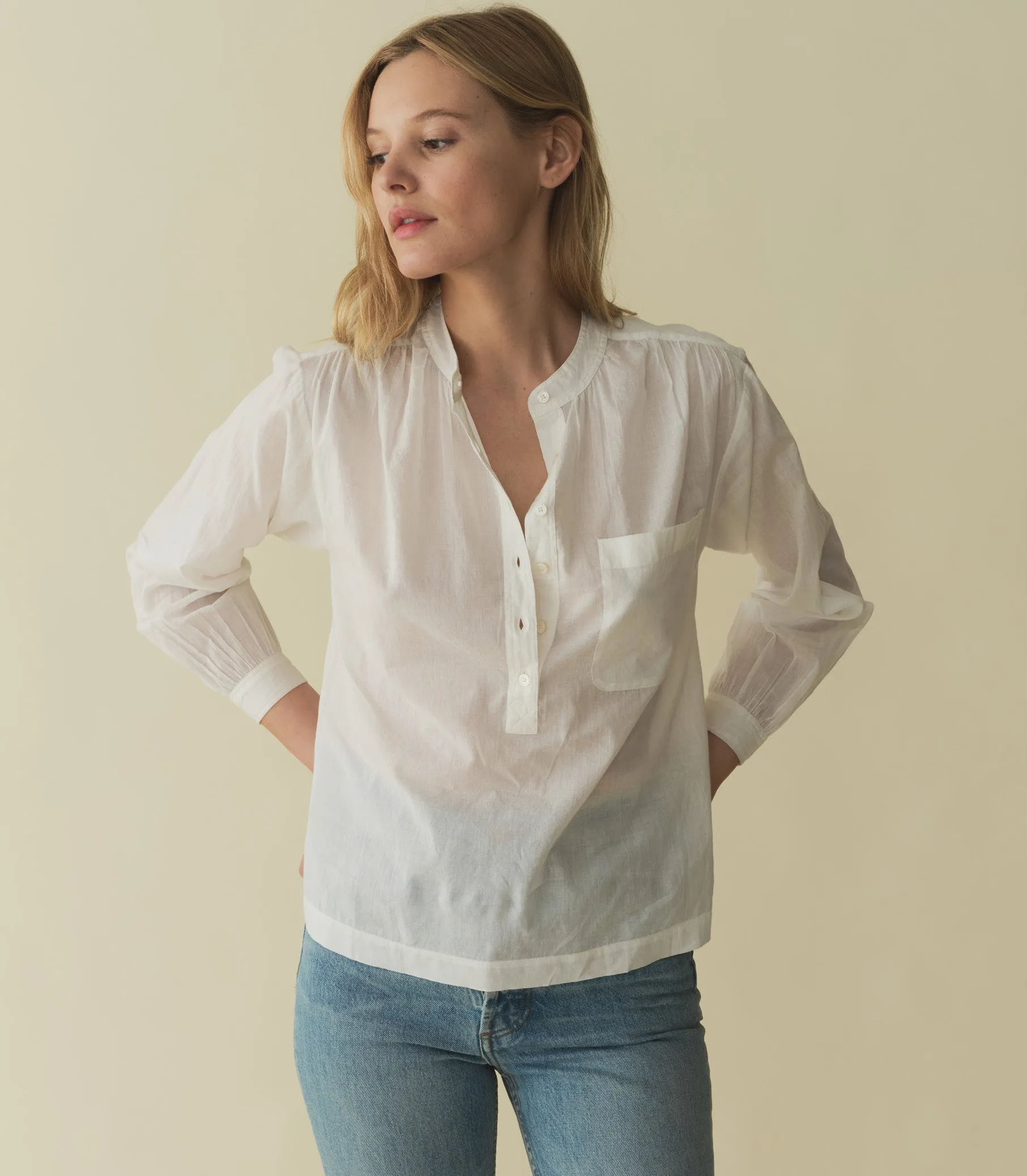 HMD -- HASIA TOP -- SALT sold by Doen product image thumbnail 5