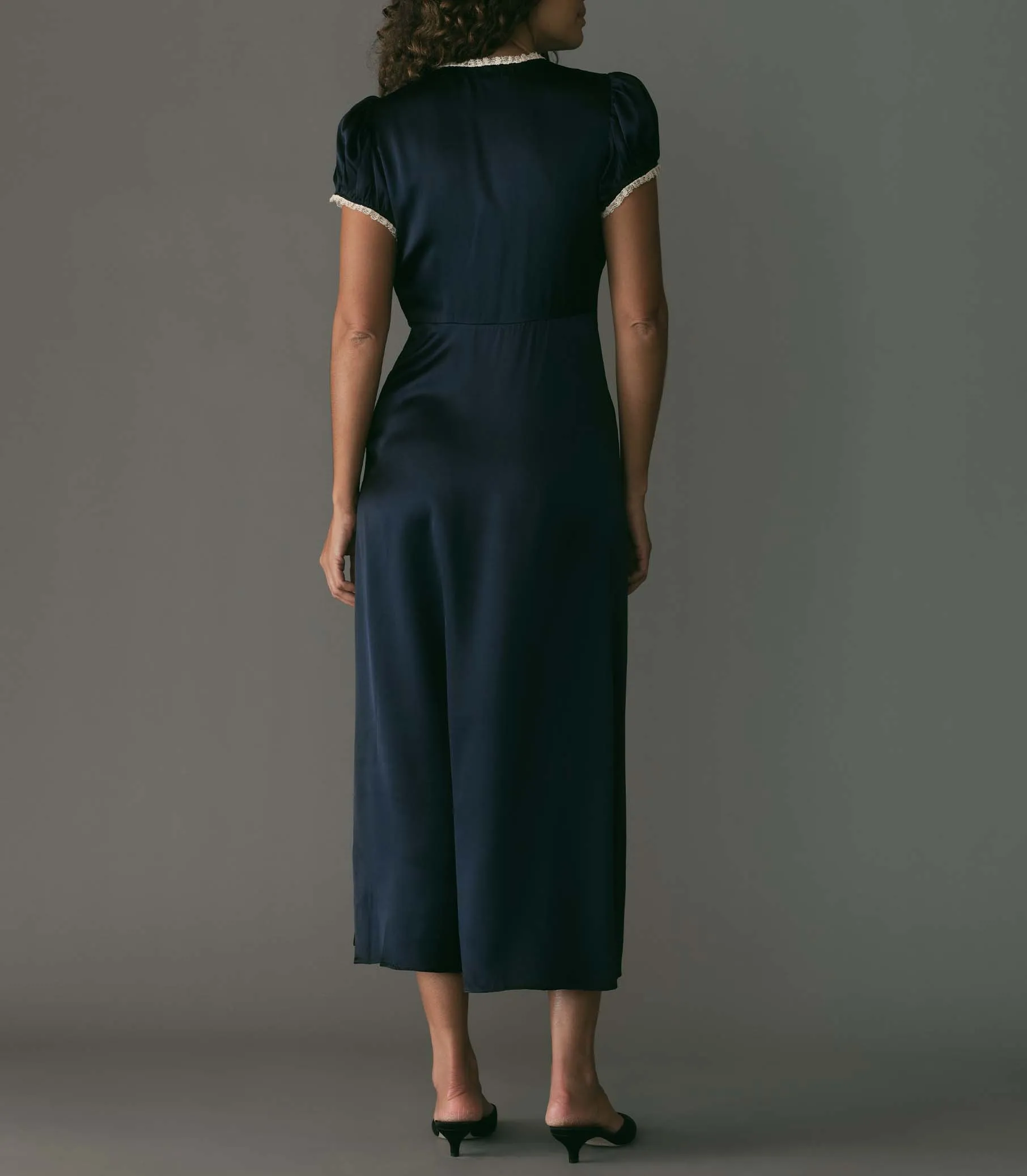 HMD -- CERELIA DRESS -- DEEP NAVY sold by Doen product image thumbnail 4