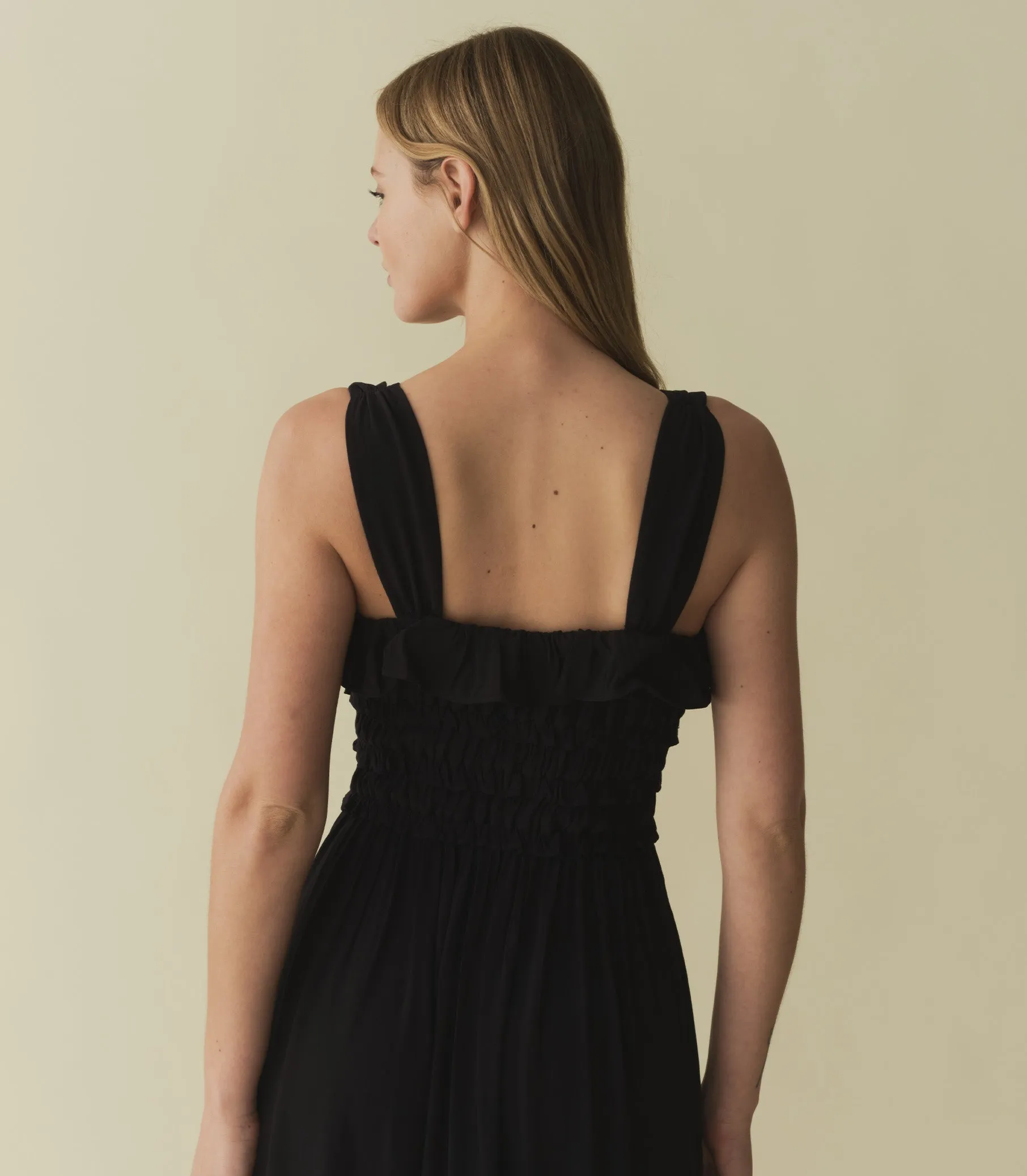 HMD -- CAROLYNN DRESS -- BLACK sold by Doen product image thumbnail 4