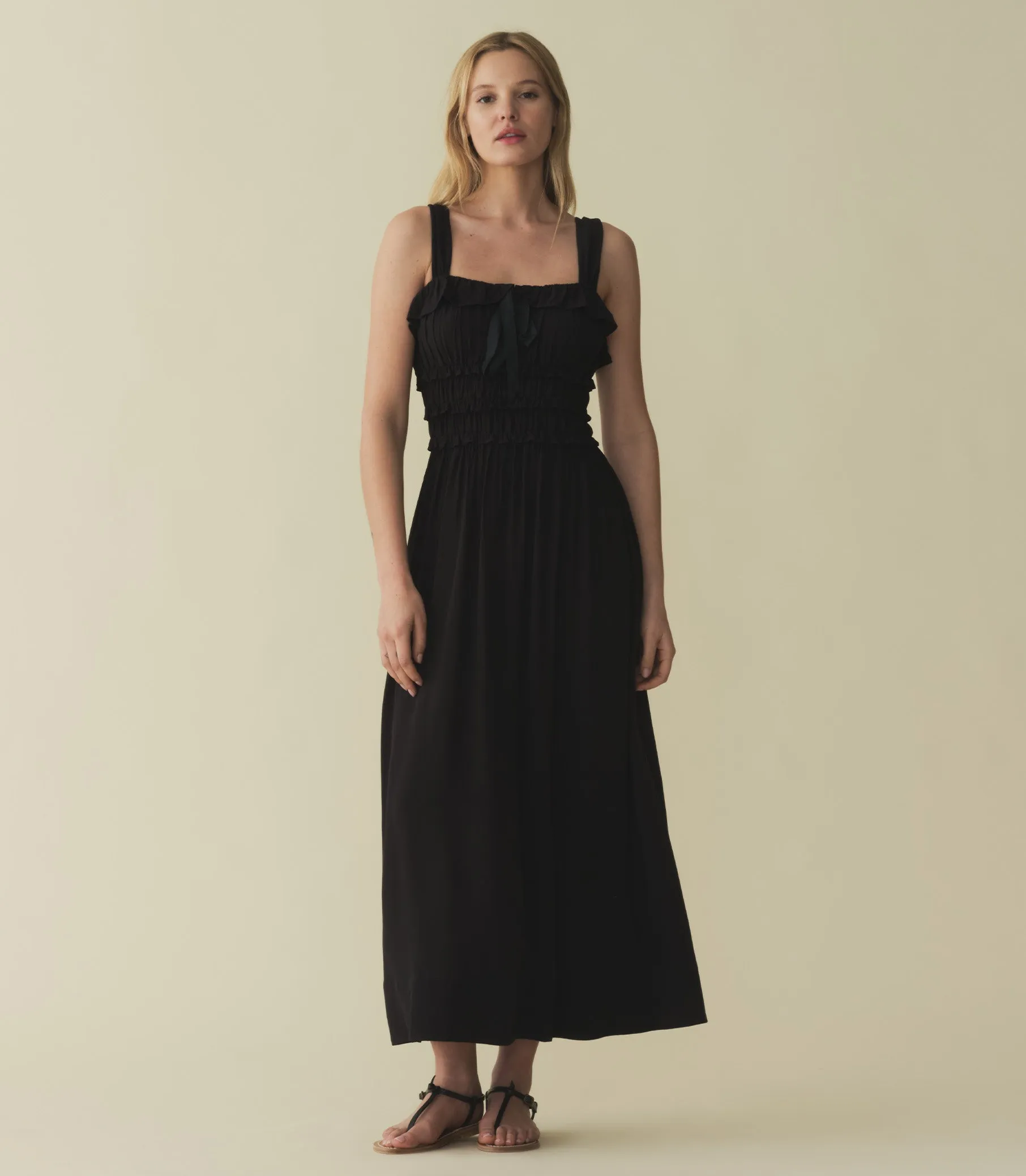 HMD -- CAROLYNN DRESS -- BLACK sold by Doen product image thumbnail 2