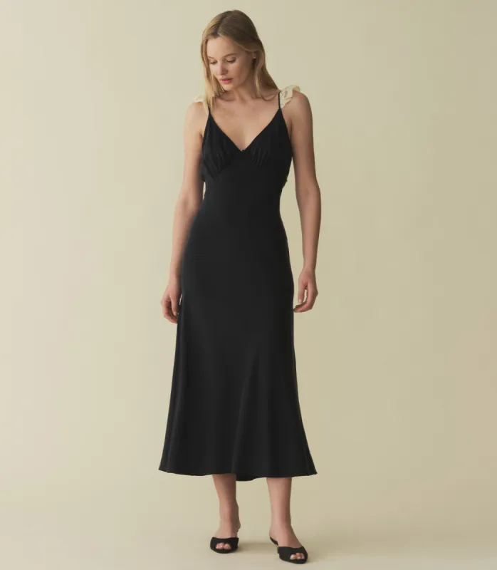 HMD -- CLAIRE DRESS -- BLACK made by Doen
