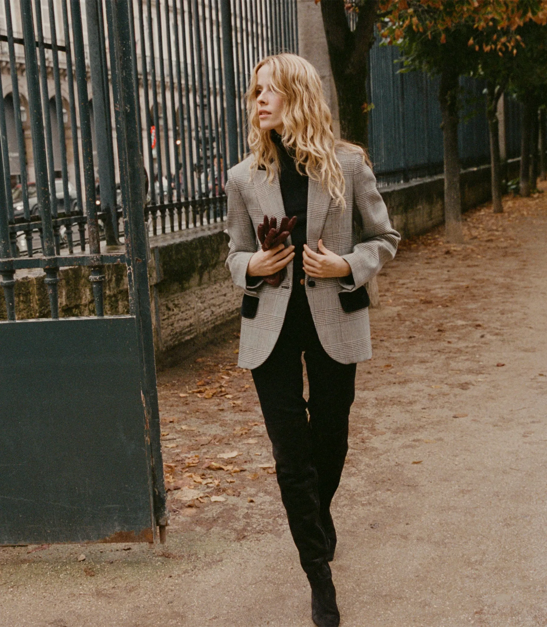 CASPER BLAZER -- WAINWRIGHT HOUNDSTOOTH CHECK sold by Doen product image thumbnail 2